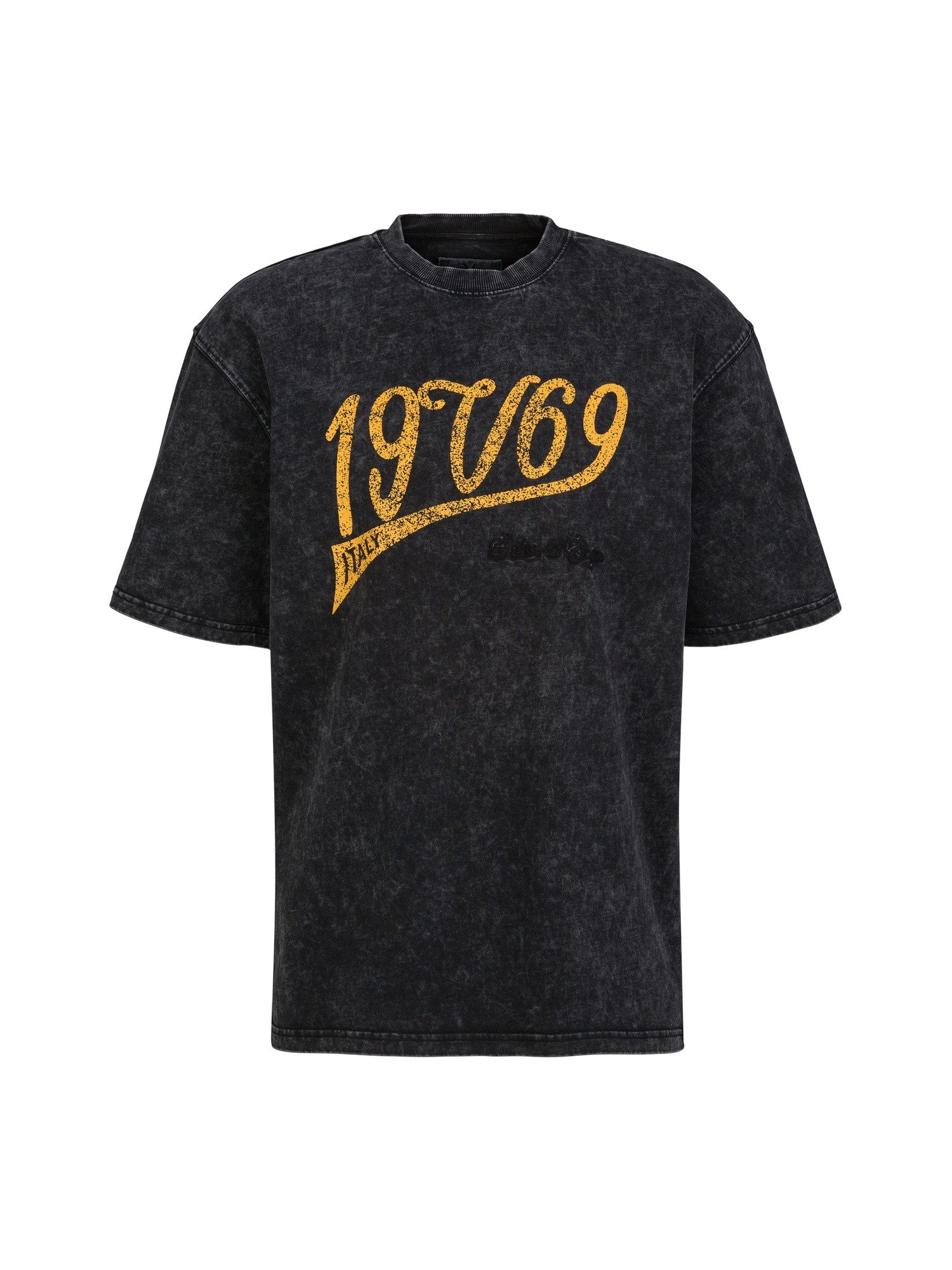 19V69 ITALIA T-Shirt Tamaro Vintage Herren Baumwoll T-Shirt Oversize Rundhals Vintage