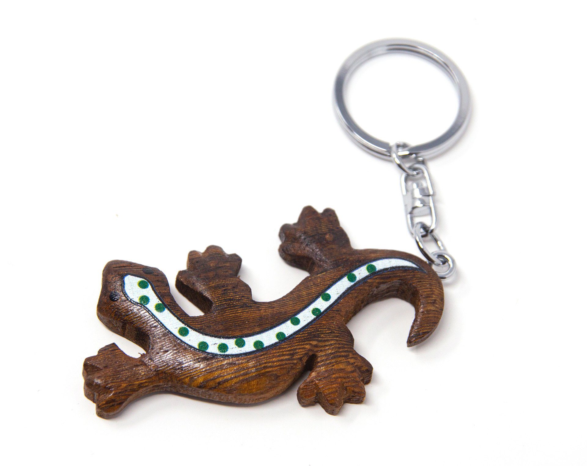 Schlüsselanhänger Schlüsselanhänger Holz Cornelißen Eidechse aus -