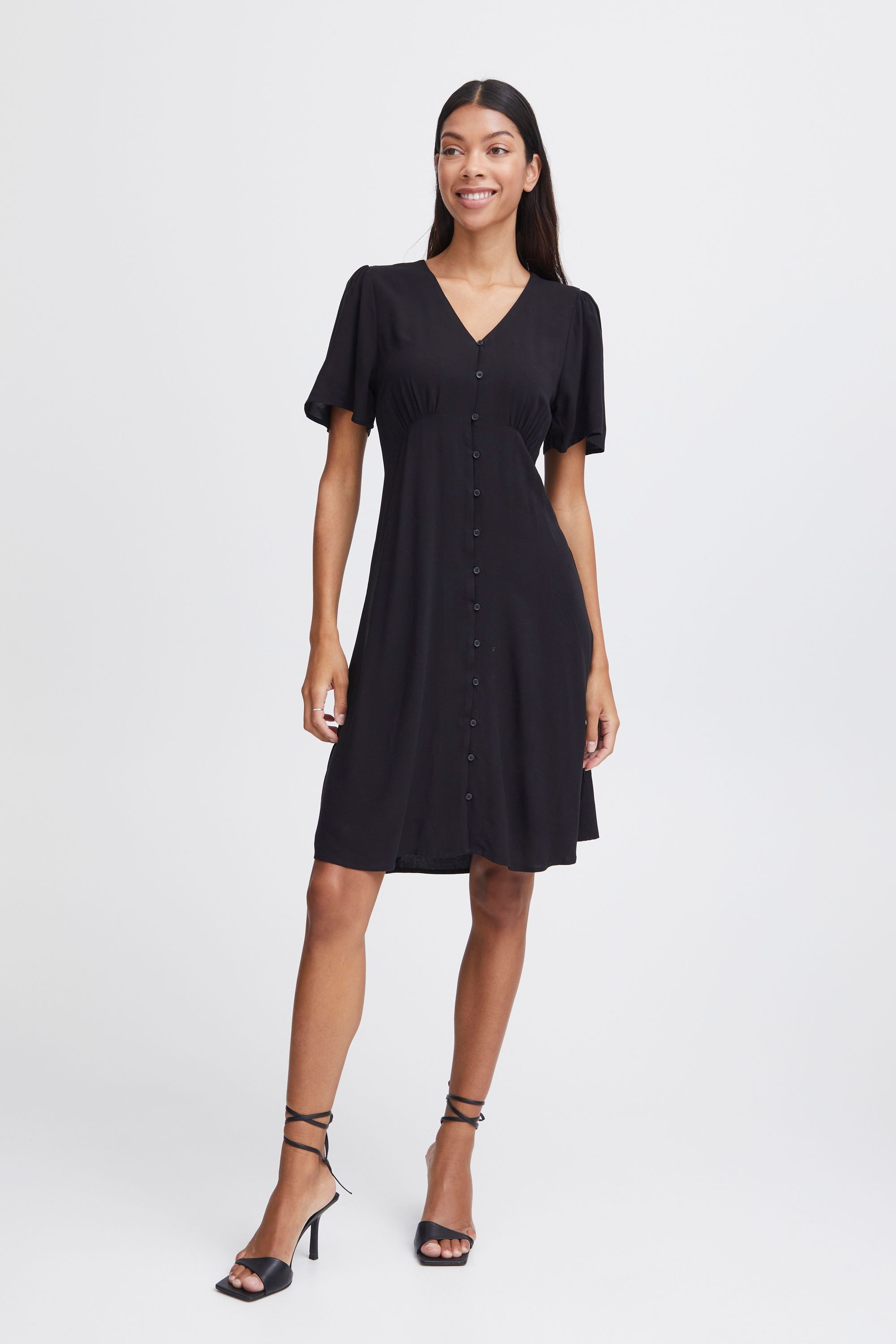 b.young Blusenkleid BYMMMJOELLA SHORT VNECK DRESS günstig online kaufen