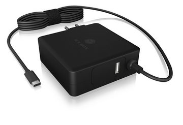ICY BOX Netzteil für Power Delivery 90 Watt, Type-C Anschluss Laptop-Ladegerät
