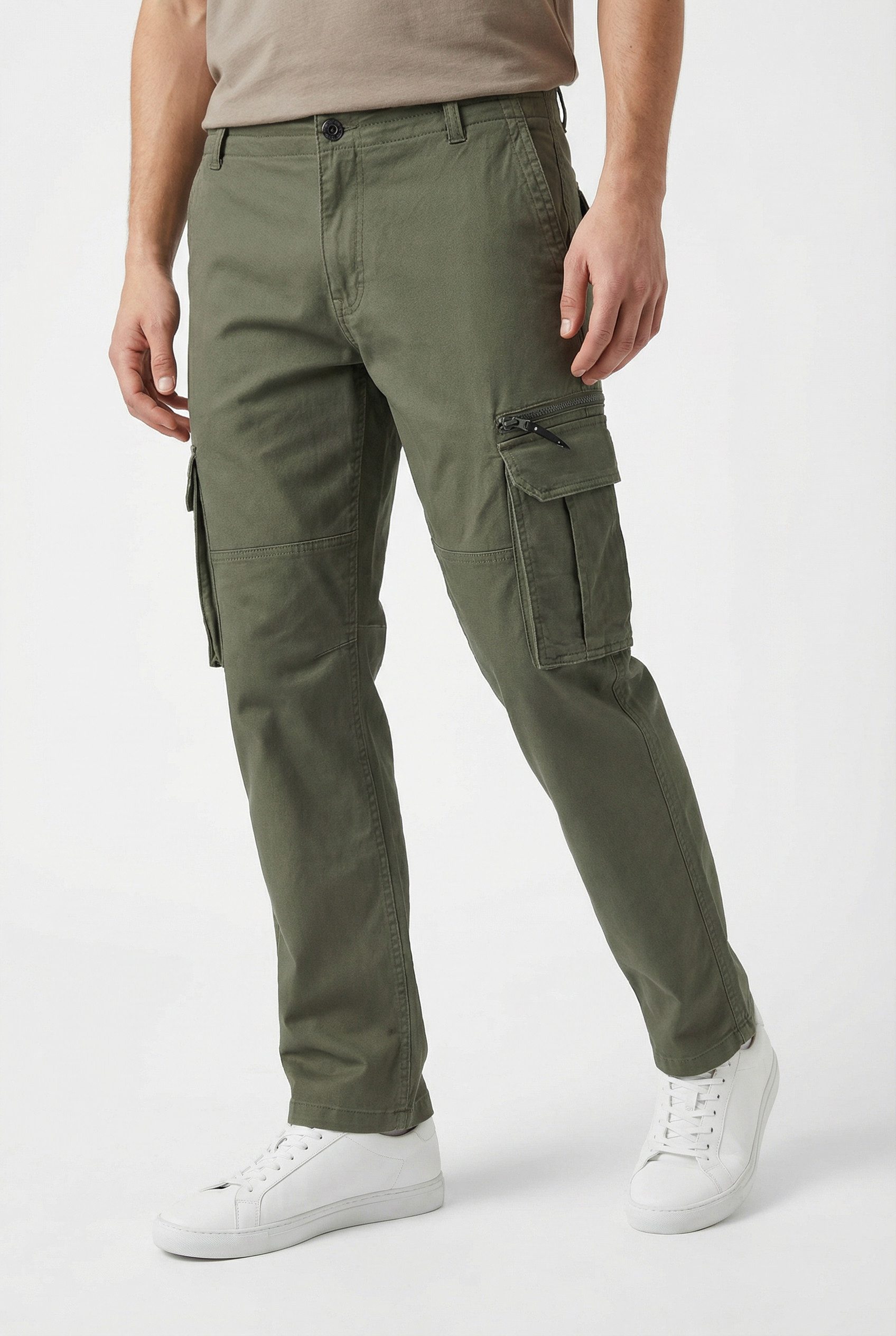 Jack & Jones Cargohose JPSTKANE DOVER ZIP CARGO SN mit Seitentaschen günstig online kaufen