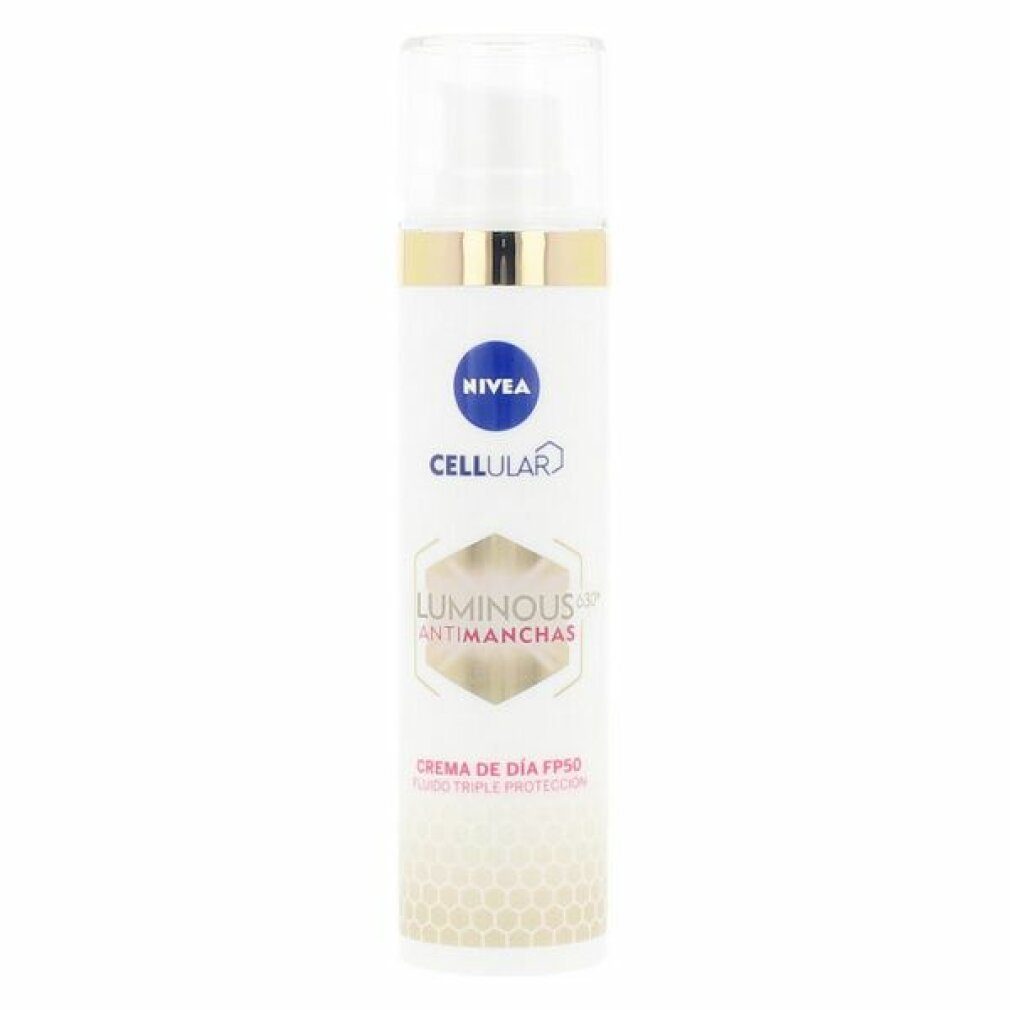 Nivea Make-up-Entferner Nivea Crema Luminous 630o Día ml) (40 Antimanchas SPF50