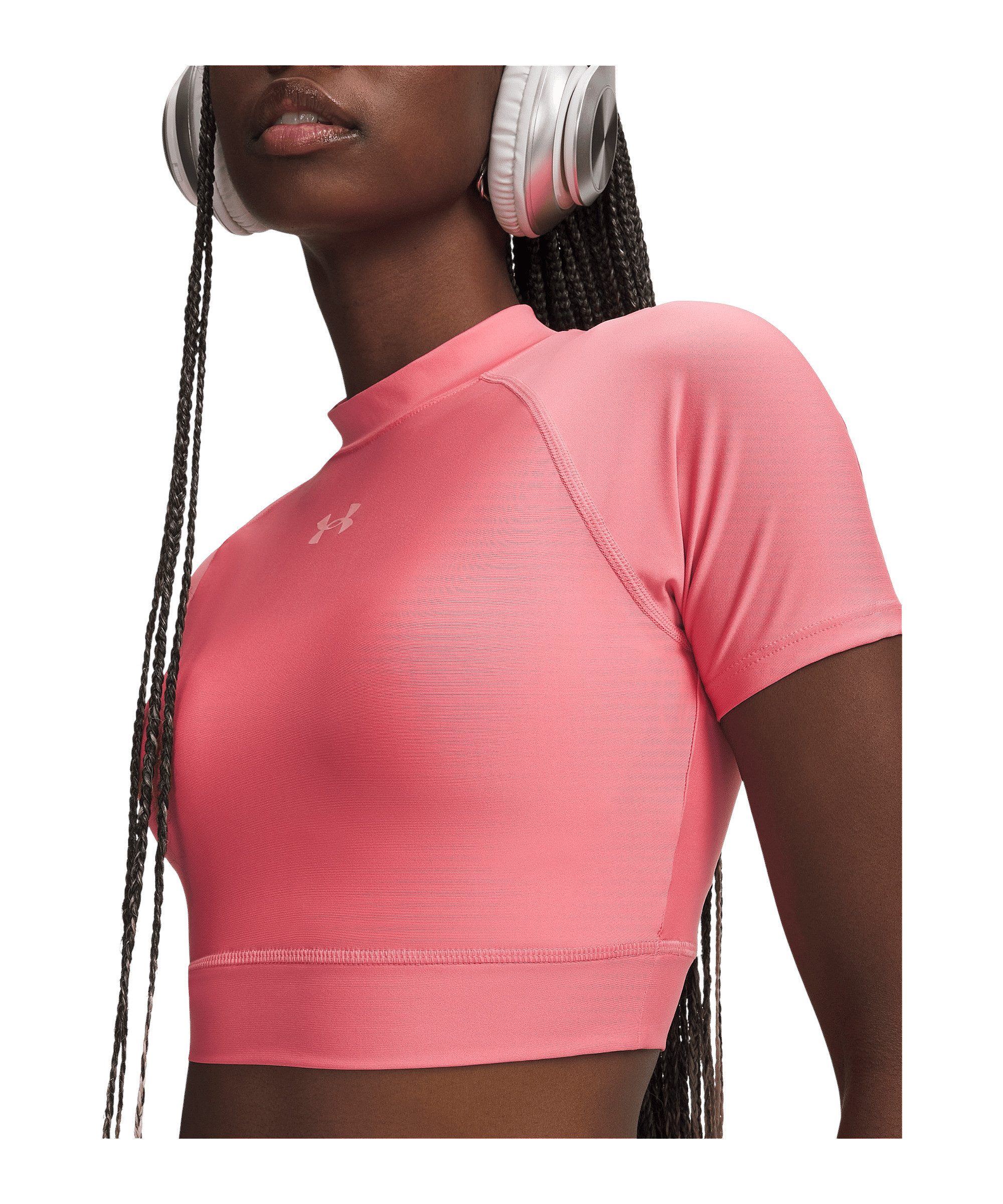 Under Armour® Laufshirt Under Armour HeatGear Crop Underwear Shirt Damen default