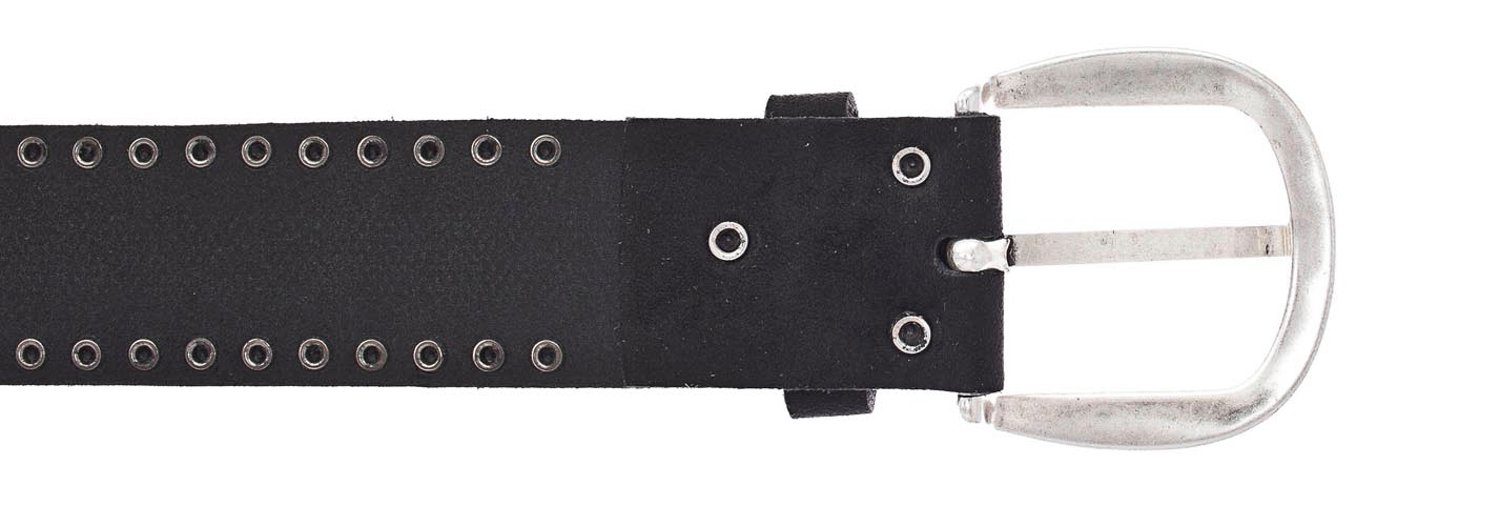 The Vanzetti Power Patent Ledergürtel of Leather Black
