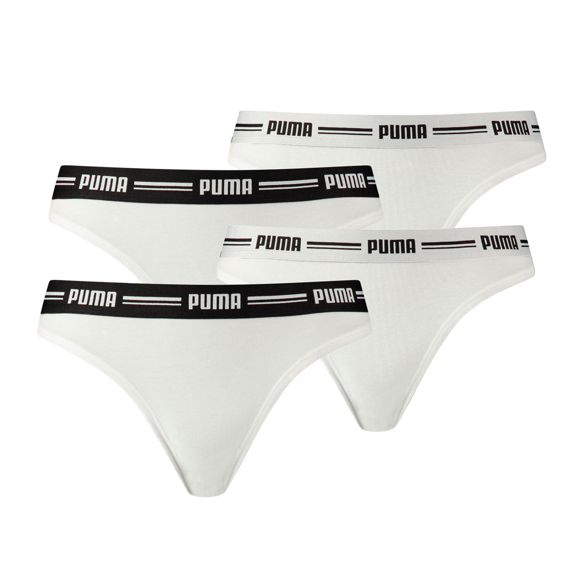 String Damen String 4er Pack Baumwolle