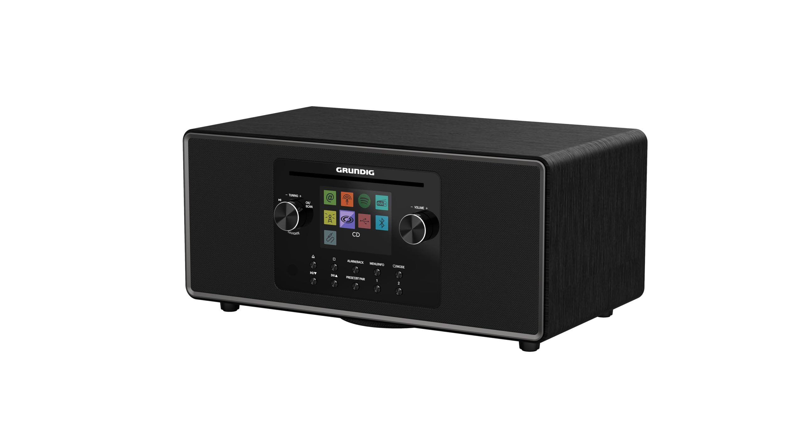 Grundig DTR 7100 2.1 DAB+ WEB CD Radio (DAB+ Radio mit Web-Streaming und CD-Player)