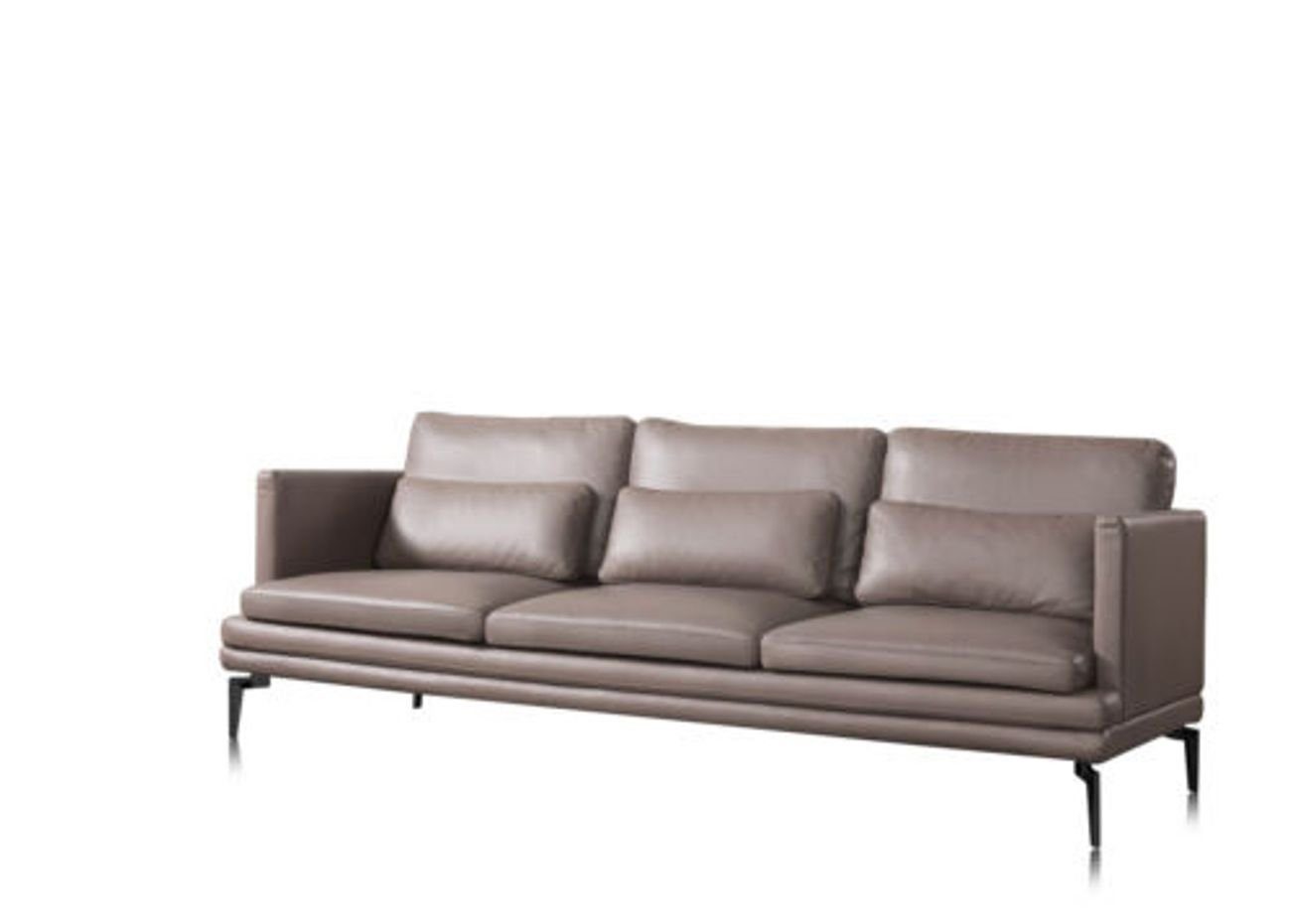 JVmoebel 3-Sitzer Sofa Dreisitzer Couch Polster in Made mit Rückenkissen, Design Europe