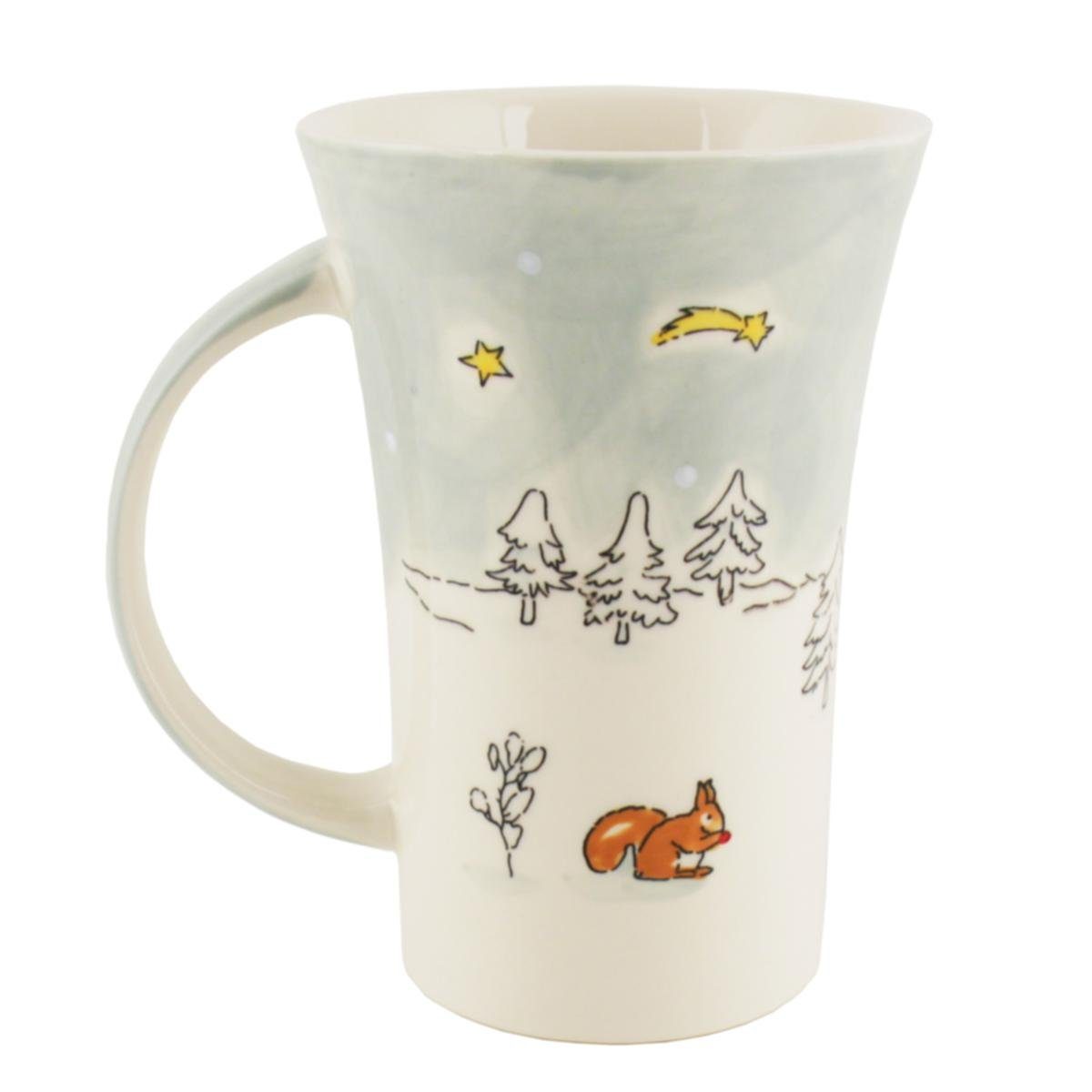 Mila Becher Mila Keramik-Becher Coffee-Pot Winterwald, Keramik