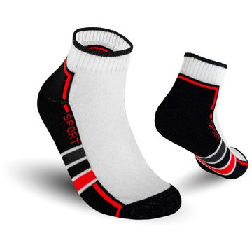 TEXEMP Sneakersocken 6 - 12 Paar Sneaker Socken Herren Damen Mehrfarbig Baumwolle Freizeit (Packung, 6-Paar) Frotteesohle