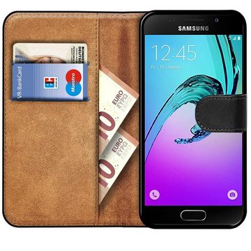 CoolGadget Handyhülle Book Case Handy Tasche für Samsung Galaxy A3 2016 (A310) 5,2 Zoll, Hülle Klapphülle Flip Cover für Samsung A3 2016 Schutzhülle stoßfest