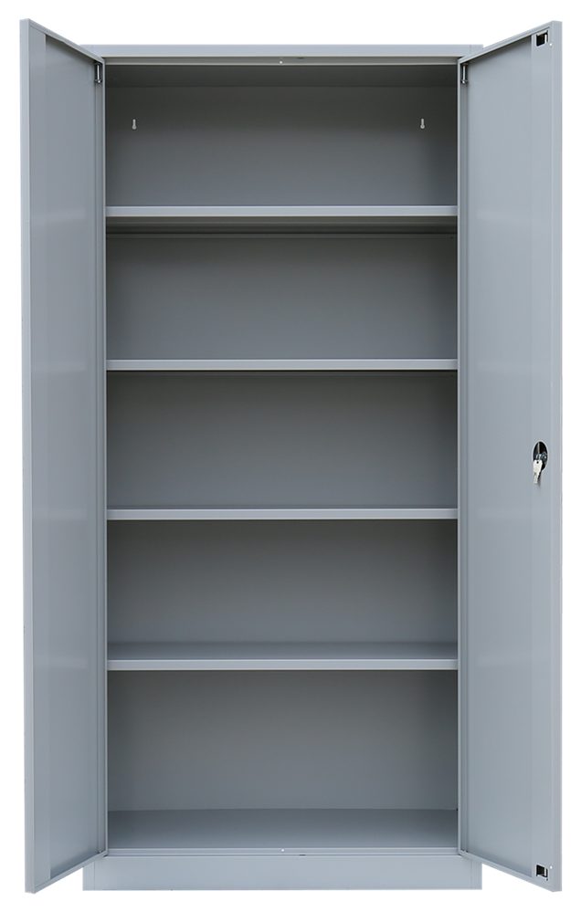 Steelboxx Mehrzweckschrank Aktenschrank Metallschrank abschließbar Büroschrank 195x92,5x42,2cm (1-St) Mehrzweckschrank abschließbar