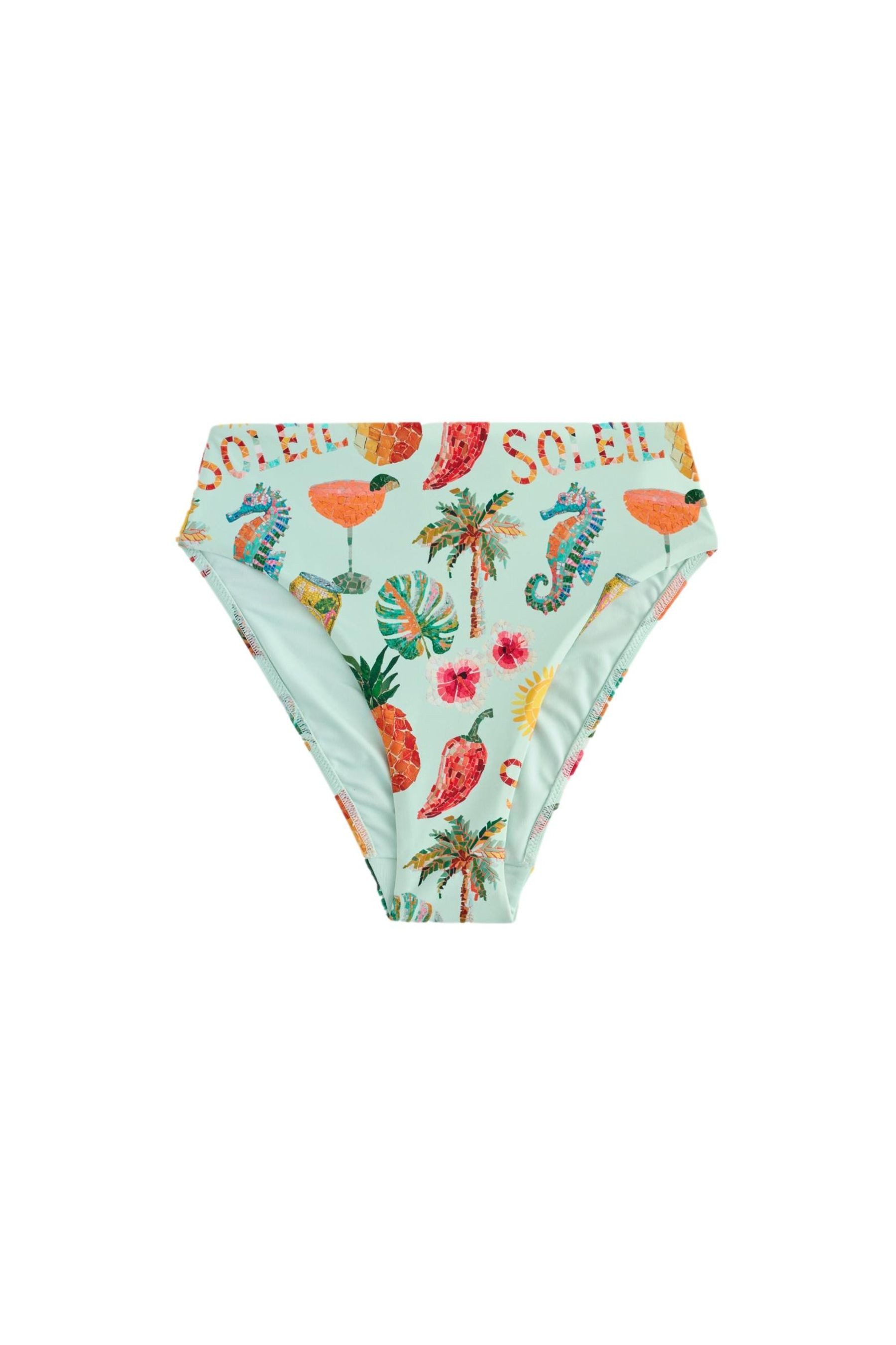 Next Highwaist-Bikini-Hose High-Waist-Bikinihose mit hohem Beinausschnitt (1-St)