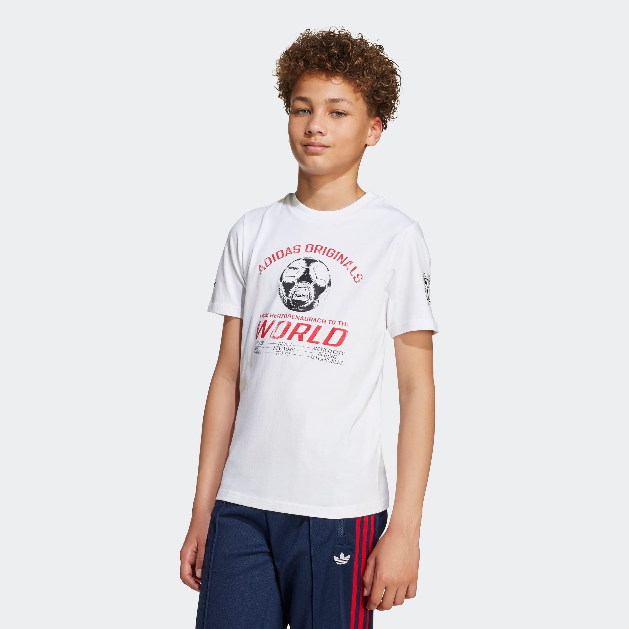 adidas Originals T-Shirt TEE für Kinder, Kurzarm, ohne Verschluss, Rundhalsausschnitt