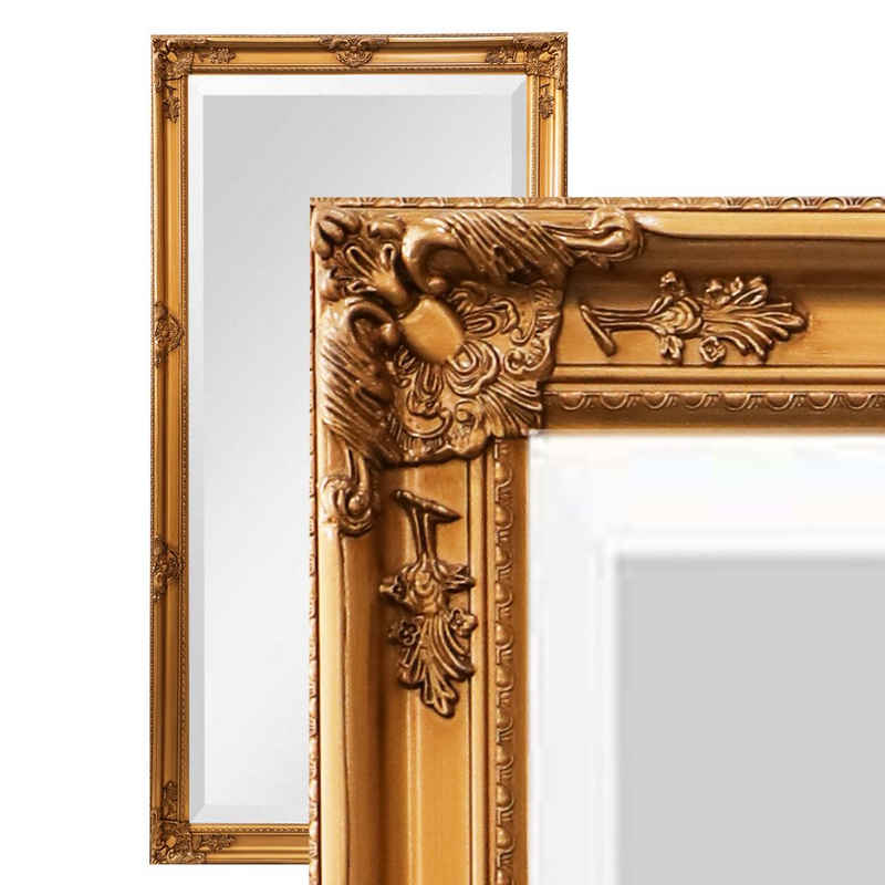 LC Home Spiegel »LC Home Wandspiegel Barock XXL Spiegel Gold 200 x 100 cm Antik-Stil Ganzkörperspiegel«
