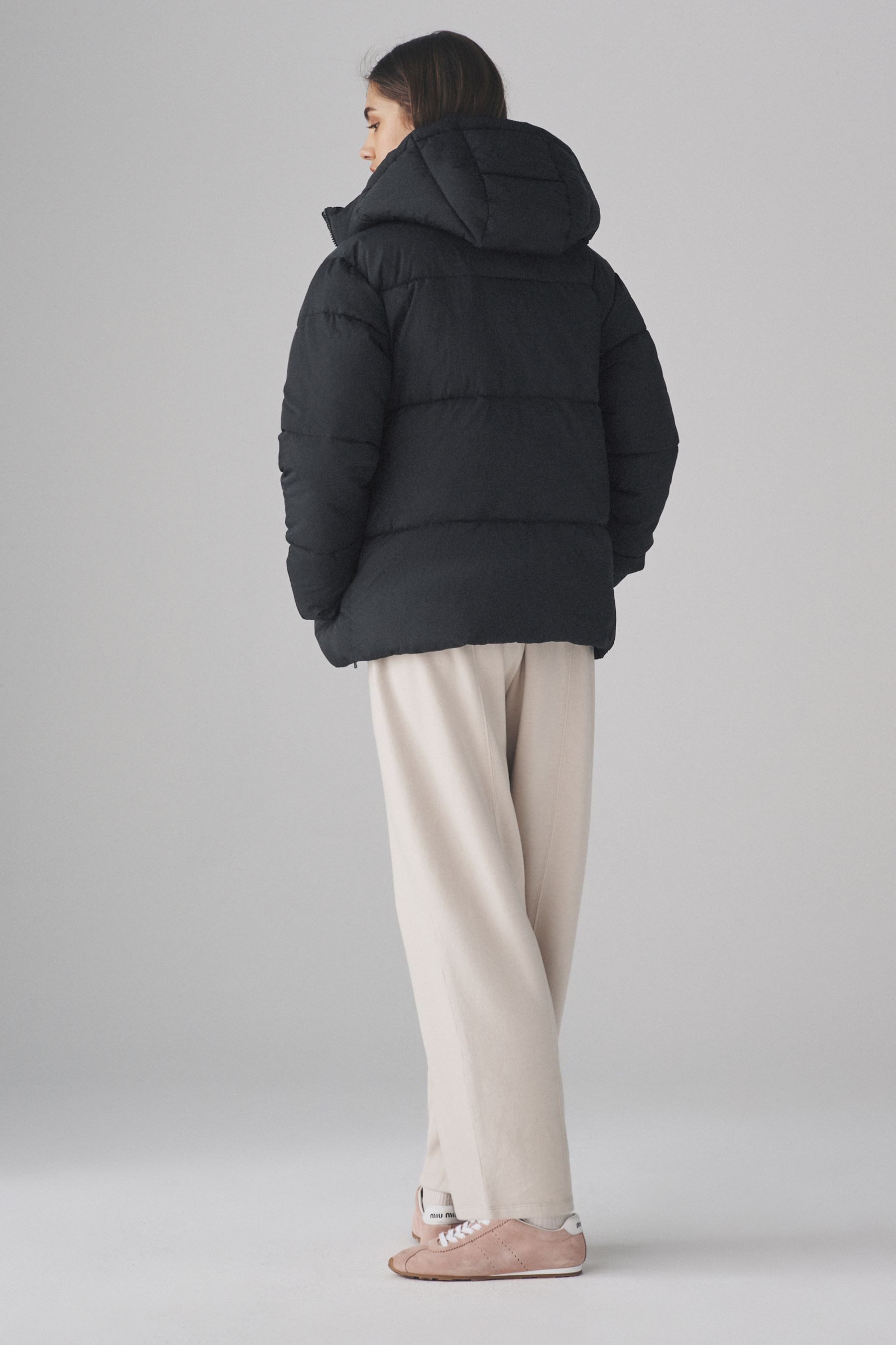 The Set Steppjacke The Set kurzer, wattierter Mantel (1-St)