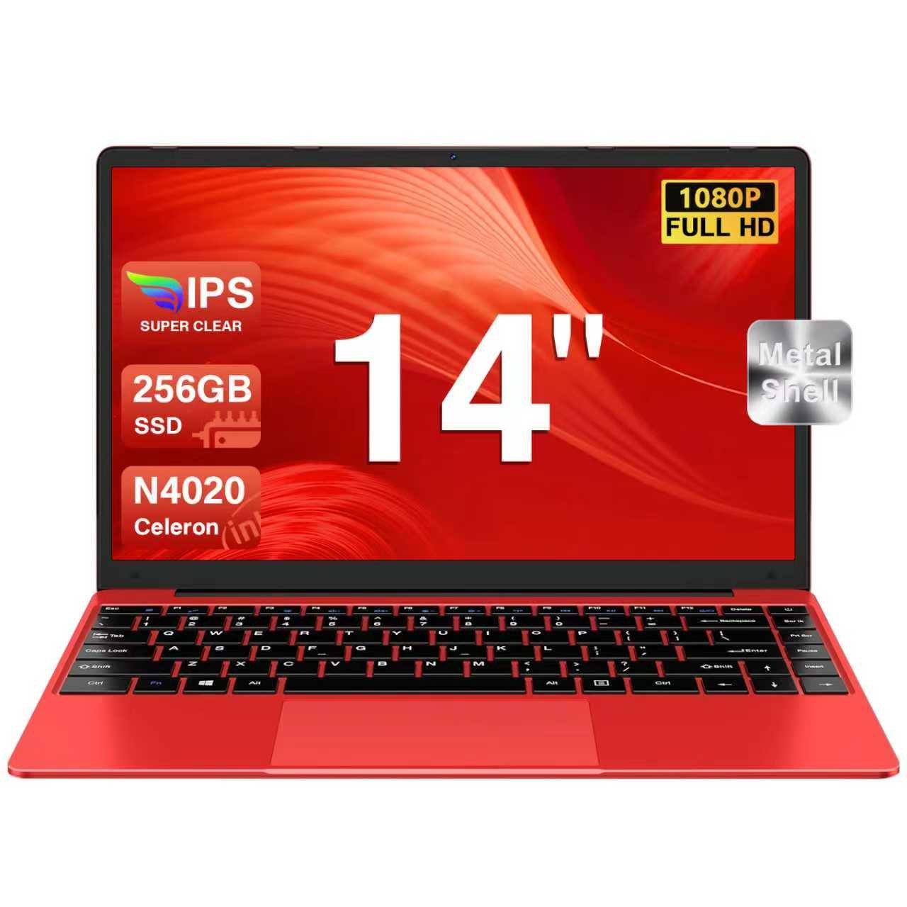 bvate B7 Laptop, 14 Zoll, N4020, 6GB RAM, 256GB/1TB SSD Notebook Notebook (35 cm/14 Zoll, Celeron N4020, Celeron N4020)