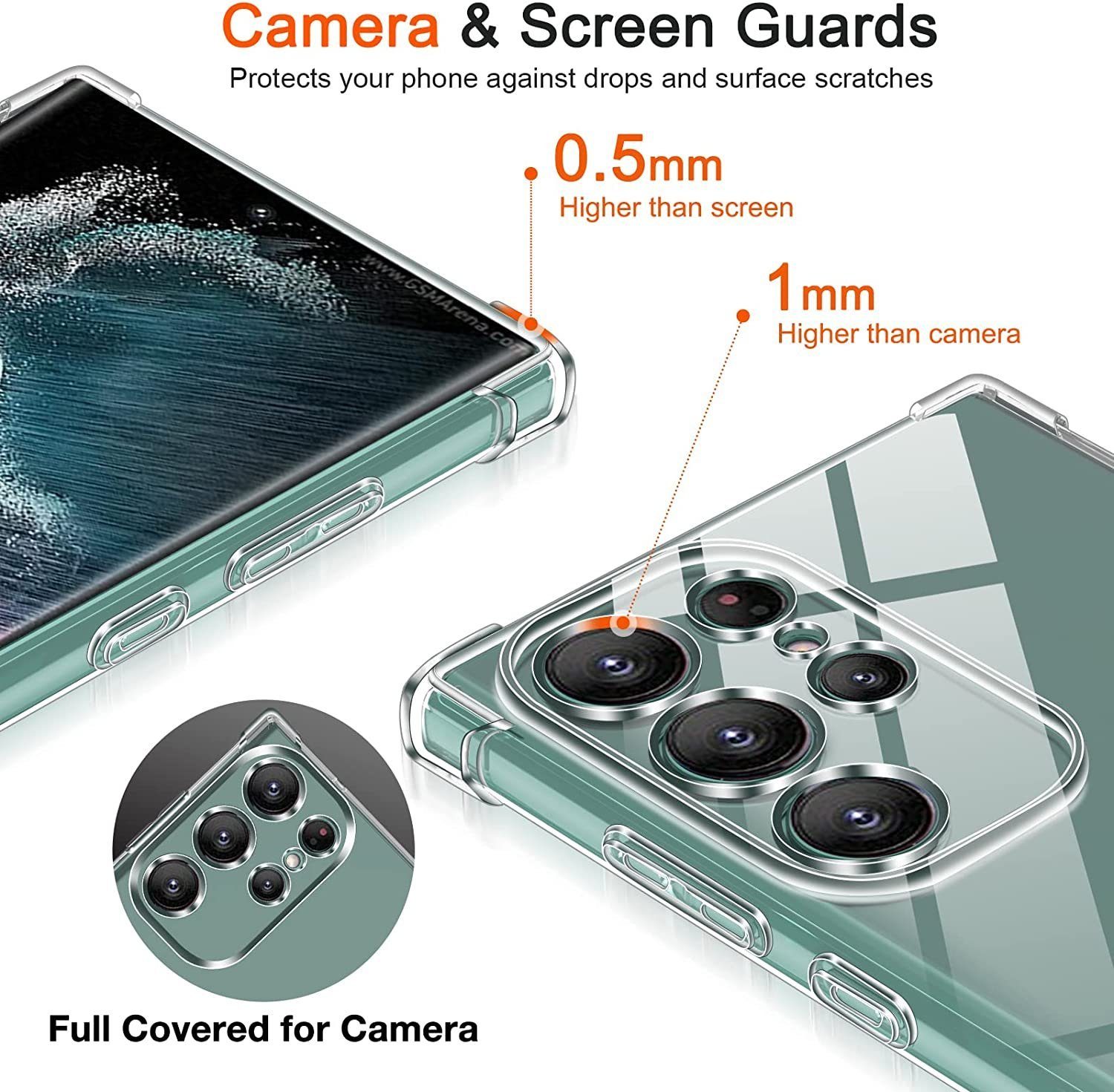Widmann-Shop Handyhülle Hülle für Samsung Galaxy S26 S25 S24 S23 S22 S21 Ultra Plus 5G Case, Eckkantenschutz, Für Samsung Galaxy