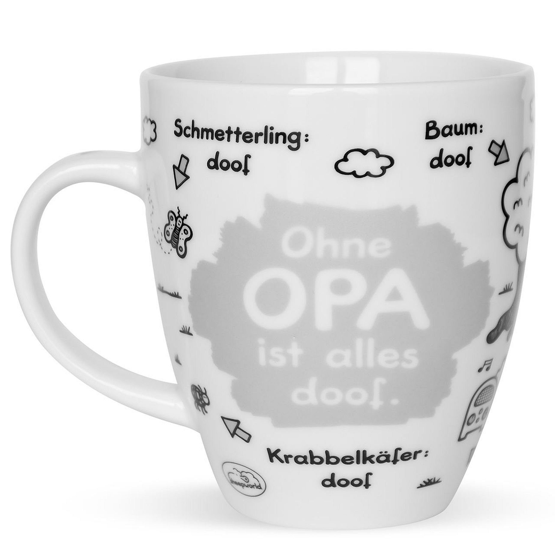Sheepworld Tasse Sheepworld - Tasse "Ohne ... ist alles doof" 0,5l ODIAD Geschenk