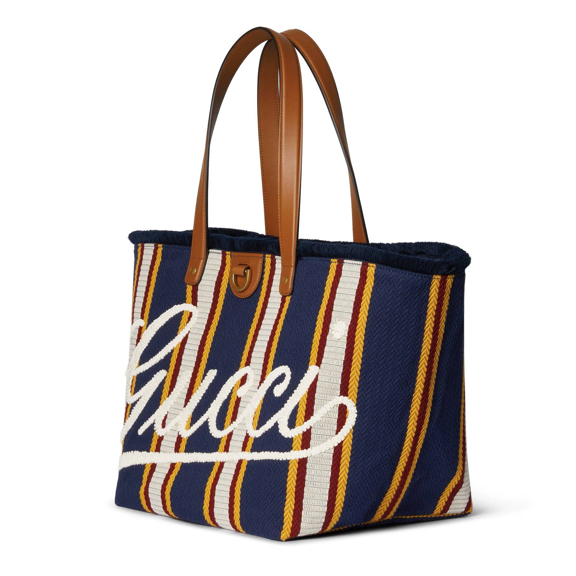 GUCCI Handtasche Embroidered Medium Canvas Tote Bag