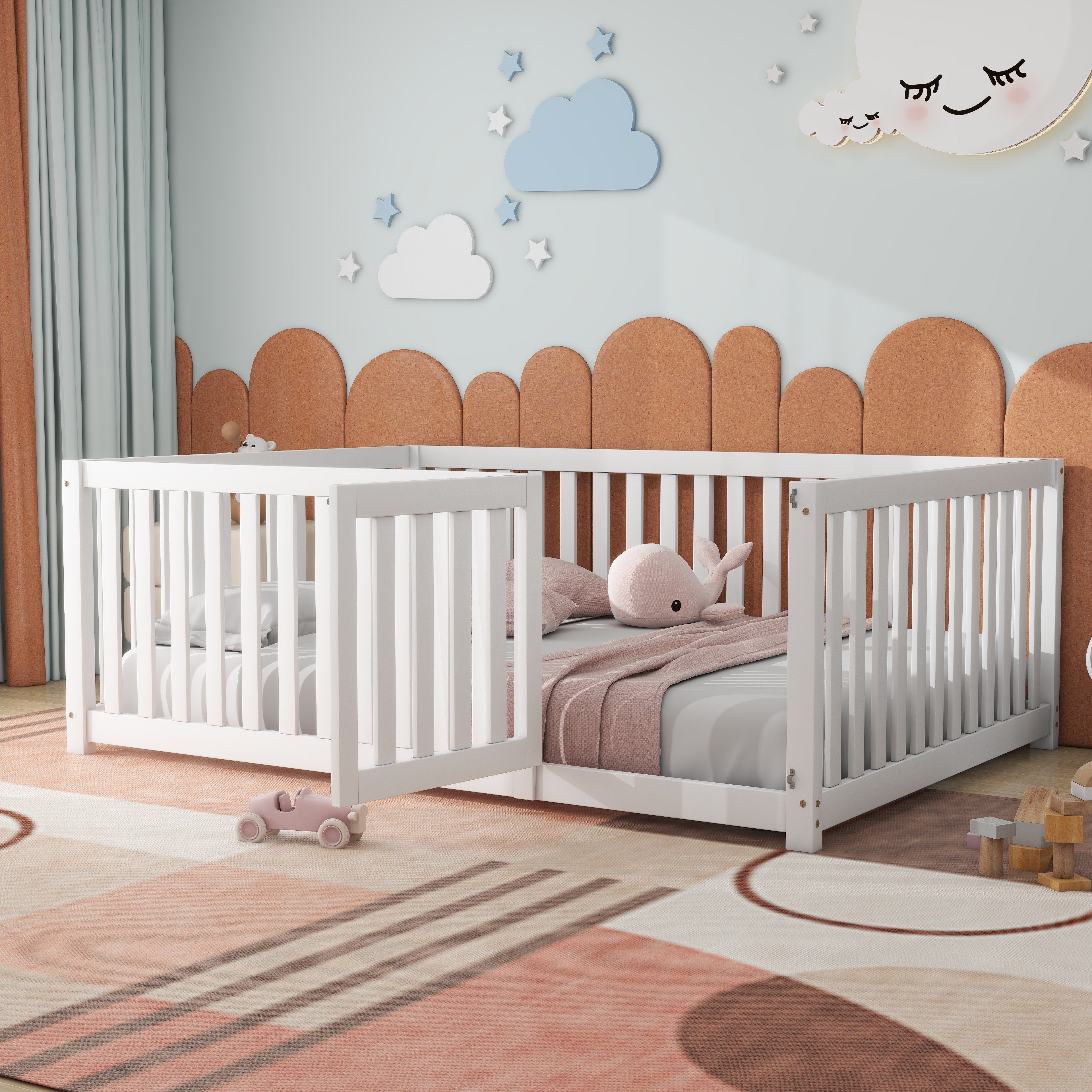 HAUSS SPOLE Kinderbett Einzelbett Holzbett Bettrahmen günstig online kaufen