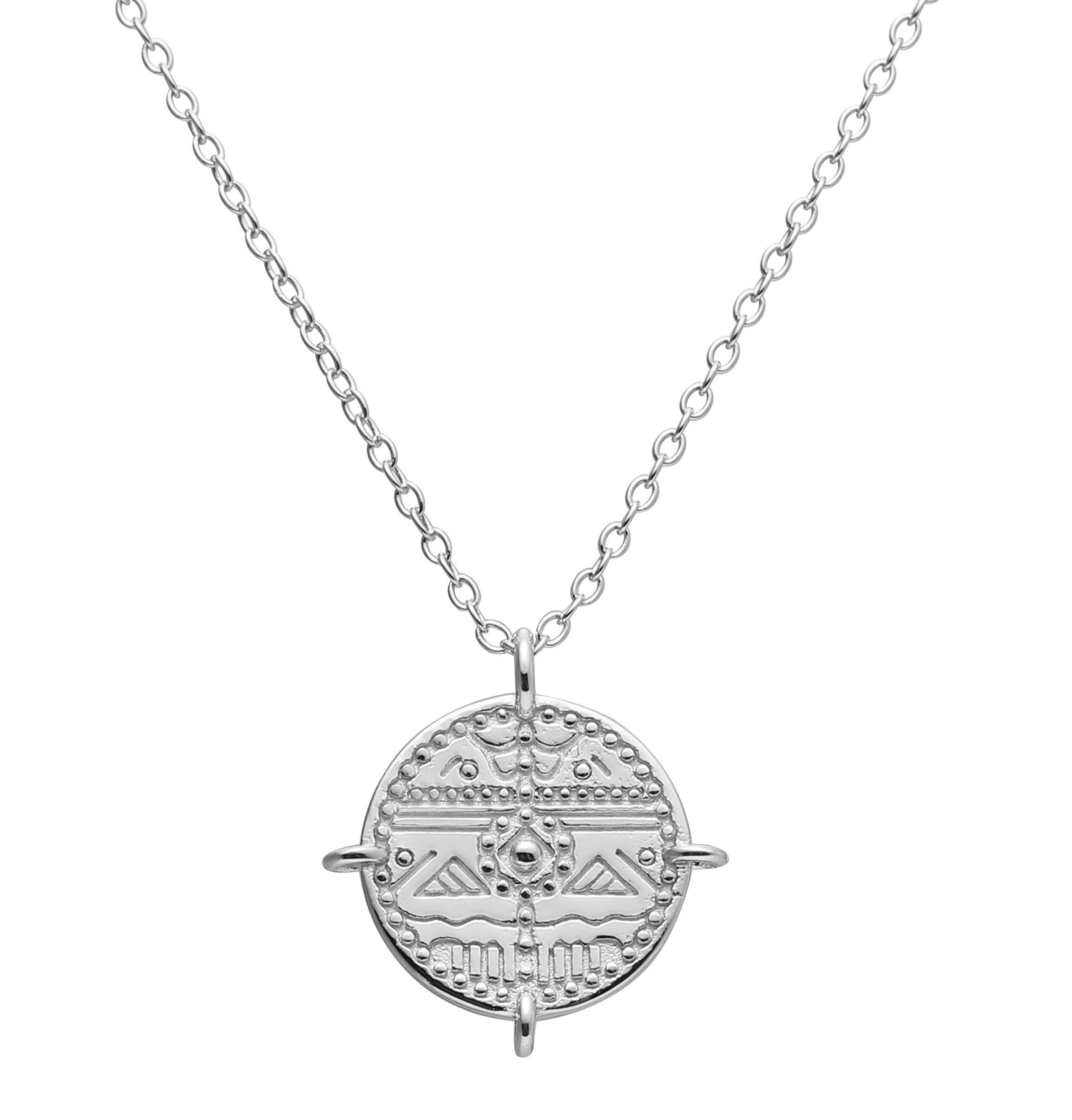 Brandlinger Kette mit Anhänger Halskette Kairo, Amulett Silber 925 vergoldet