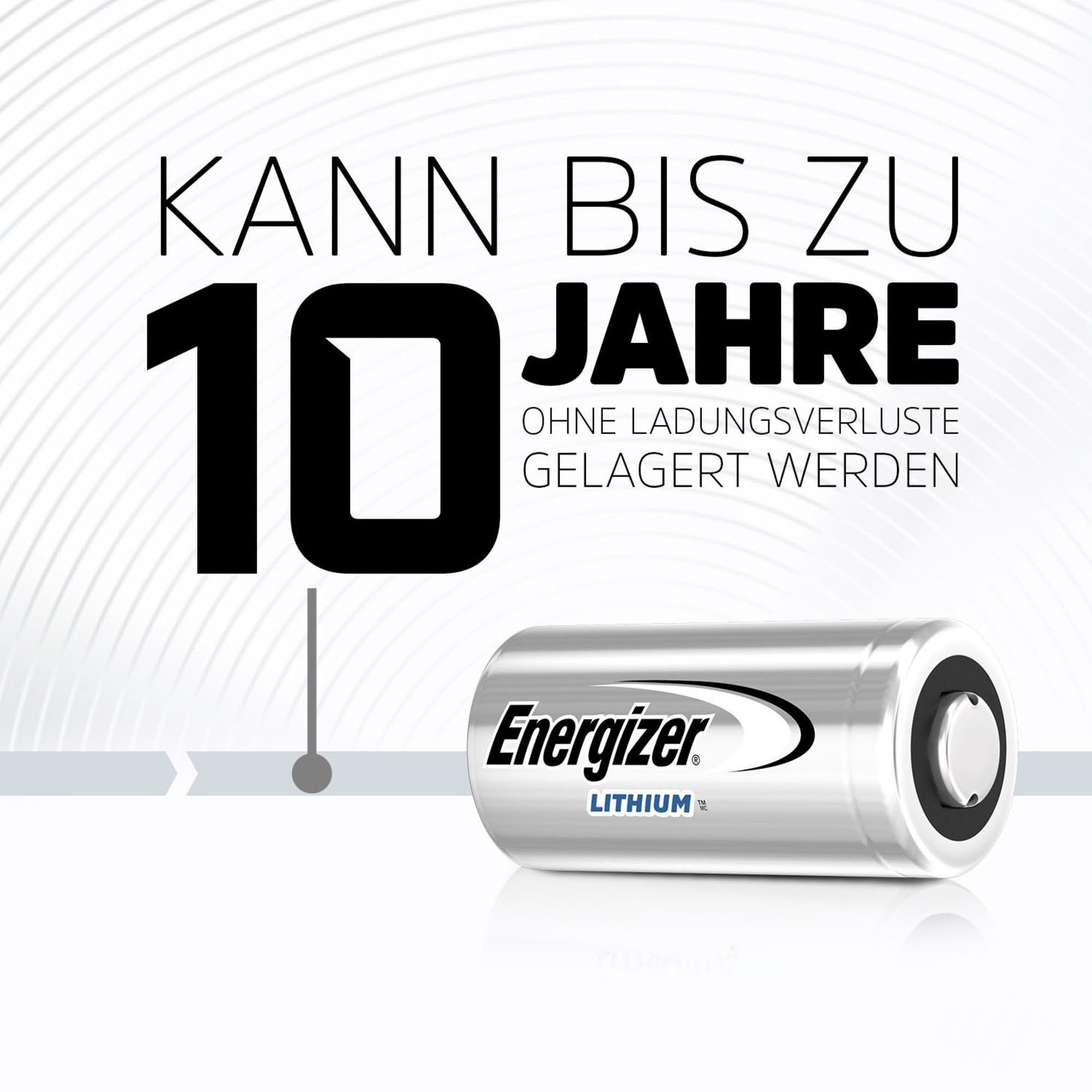 2 Energizer Batterie, Lithium 2er Foto Pack St) CR2 V, (3