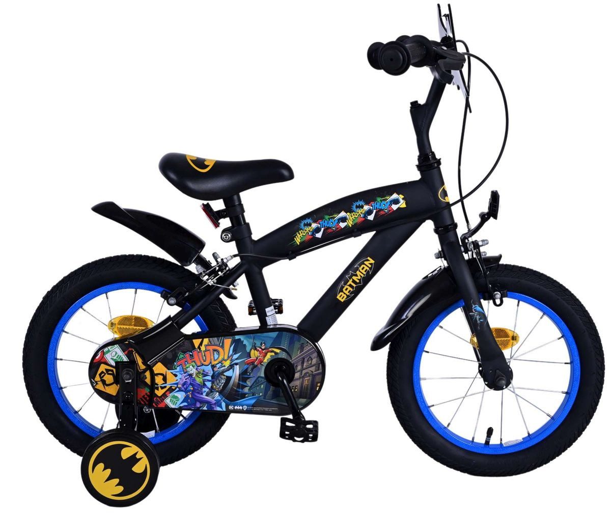 Kinderfahrrad 14" 14 Zoll Kinder Jungen Fahrrad Rad Bike Kinderrad Batman 21531-SAFW