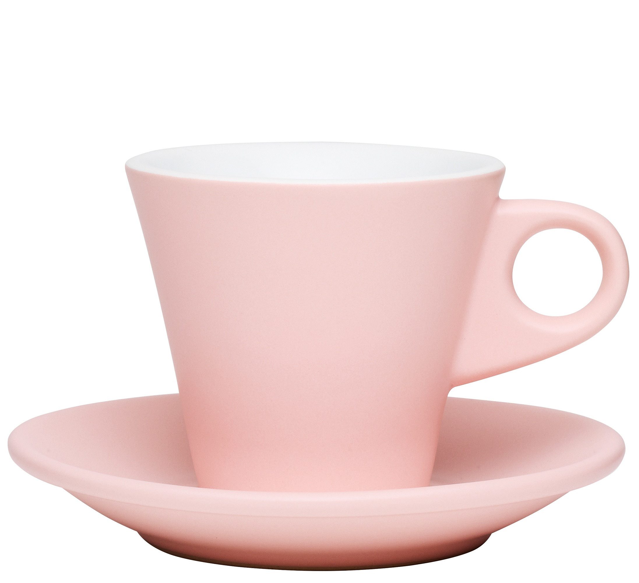 Cilio Cappuccinotasse Cappuccinotasse Kaffee Tasse mit Untertasse Porzellan cilio NAPOLI, Material: Porzellan