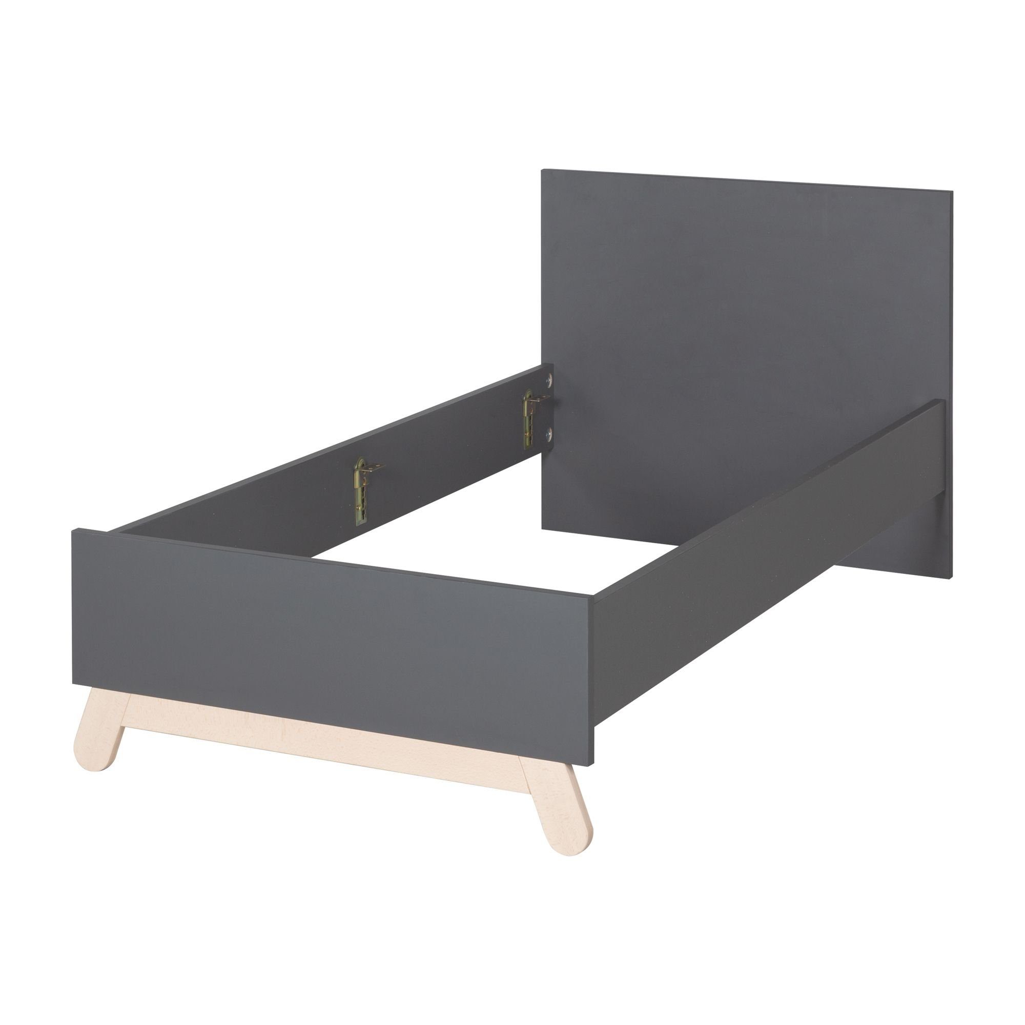 roba® Babybett Bett roba JARA BHT 97x86x205.50 cm grau