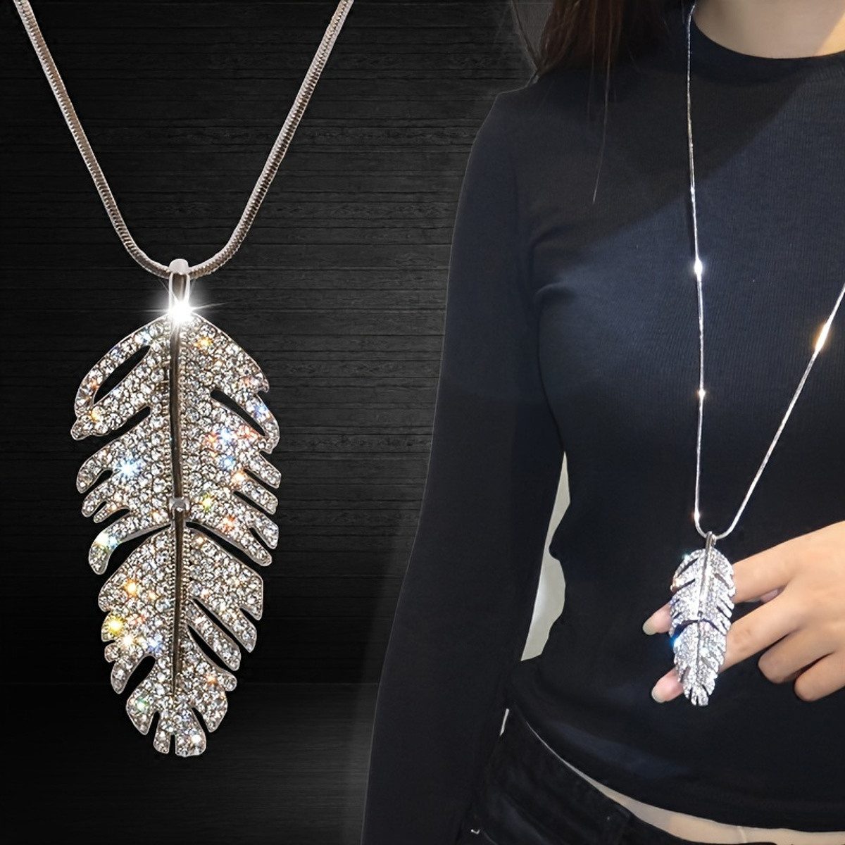KARMA Kette mit Anhänger Lange Halskette günstig online kaufen