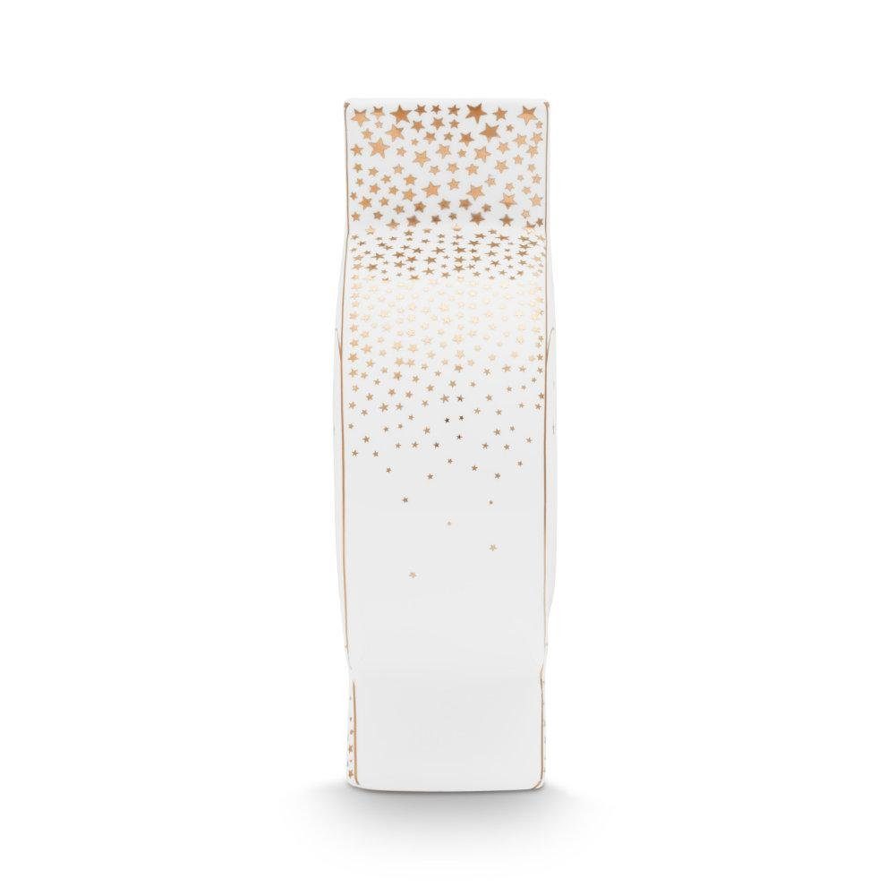 Royal Weihnachtsbaumkugel Weiß Flach PiP (16,5cm) Studio Winter Vase