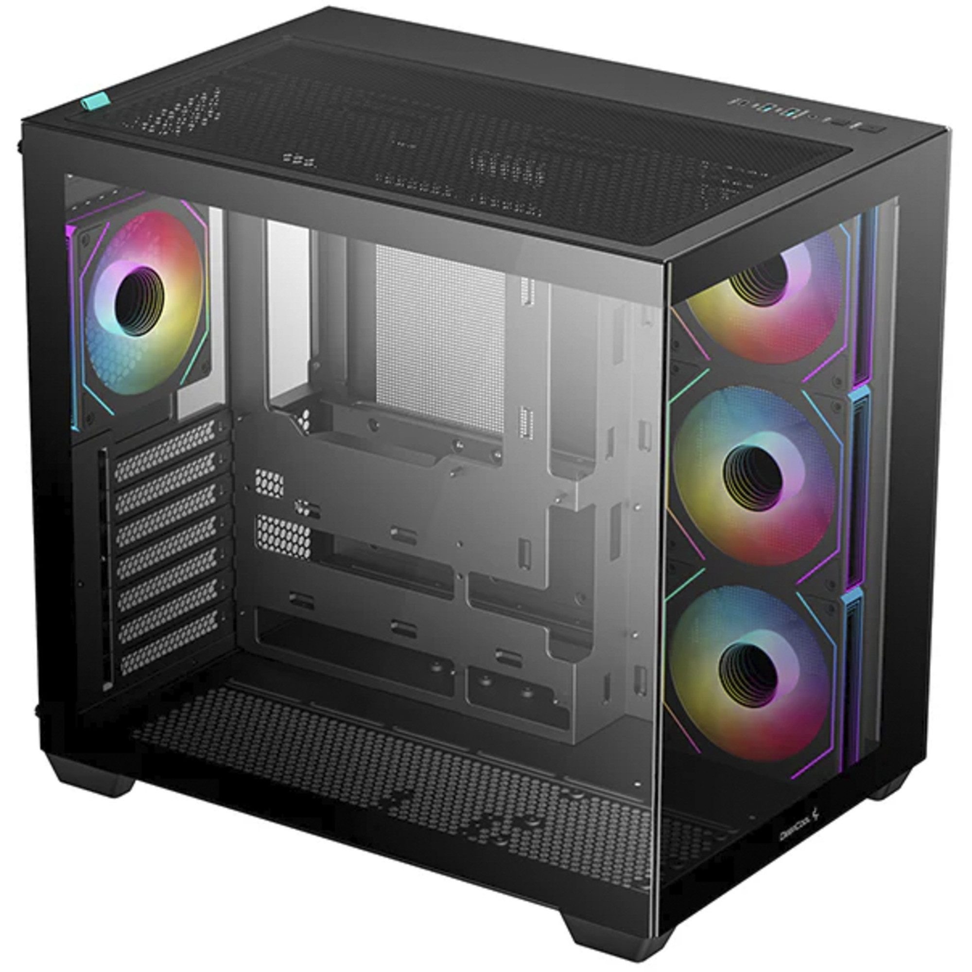 DeepCool PC-Gehäuse DeepCool CG530 4F, Tower-Gehäuse, (Tempered Glass