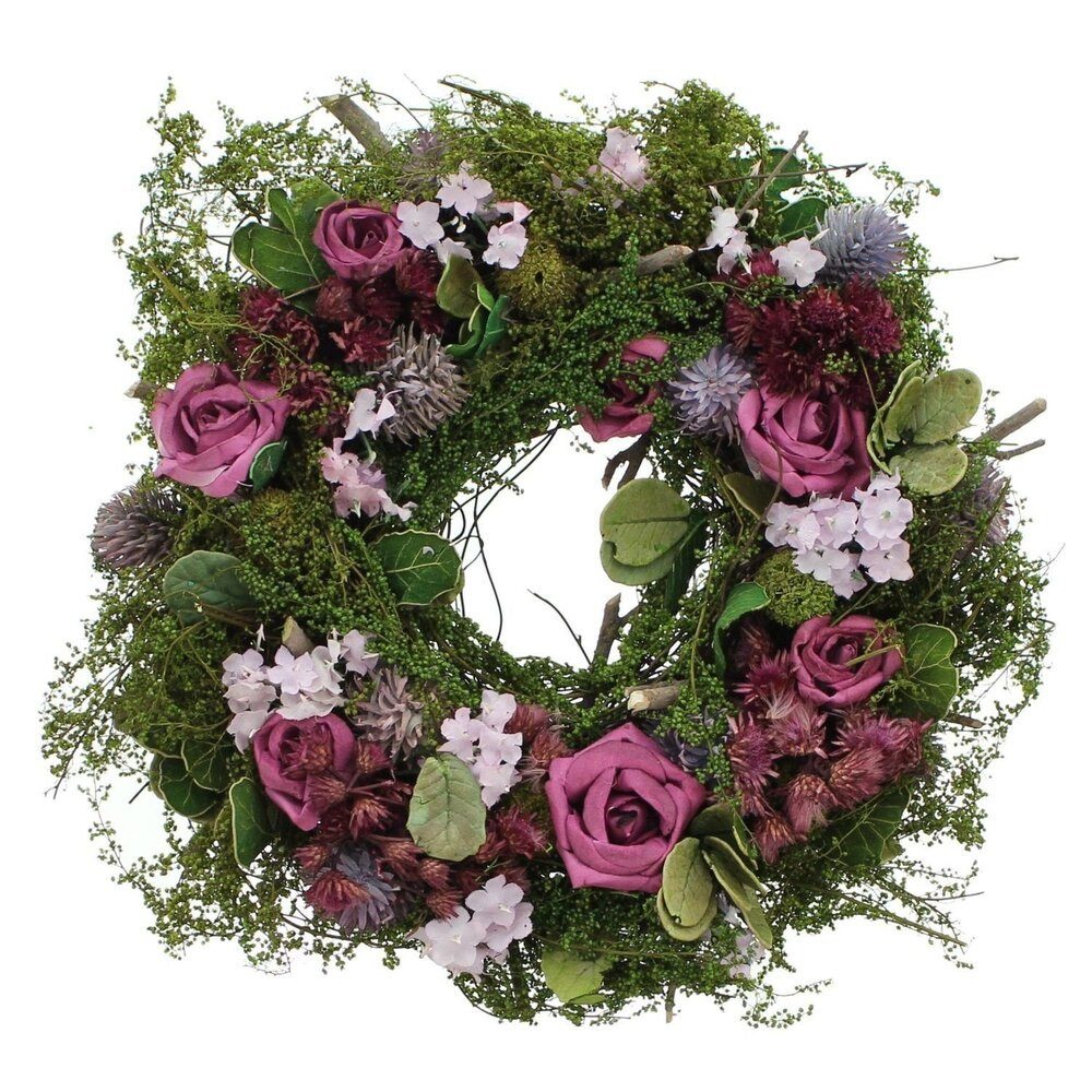 Home-trends24.de Dekokranz Rose Blüten Kranz Türkranz günstig online kaufen