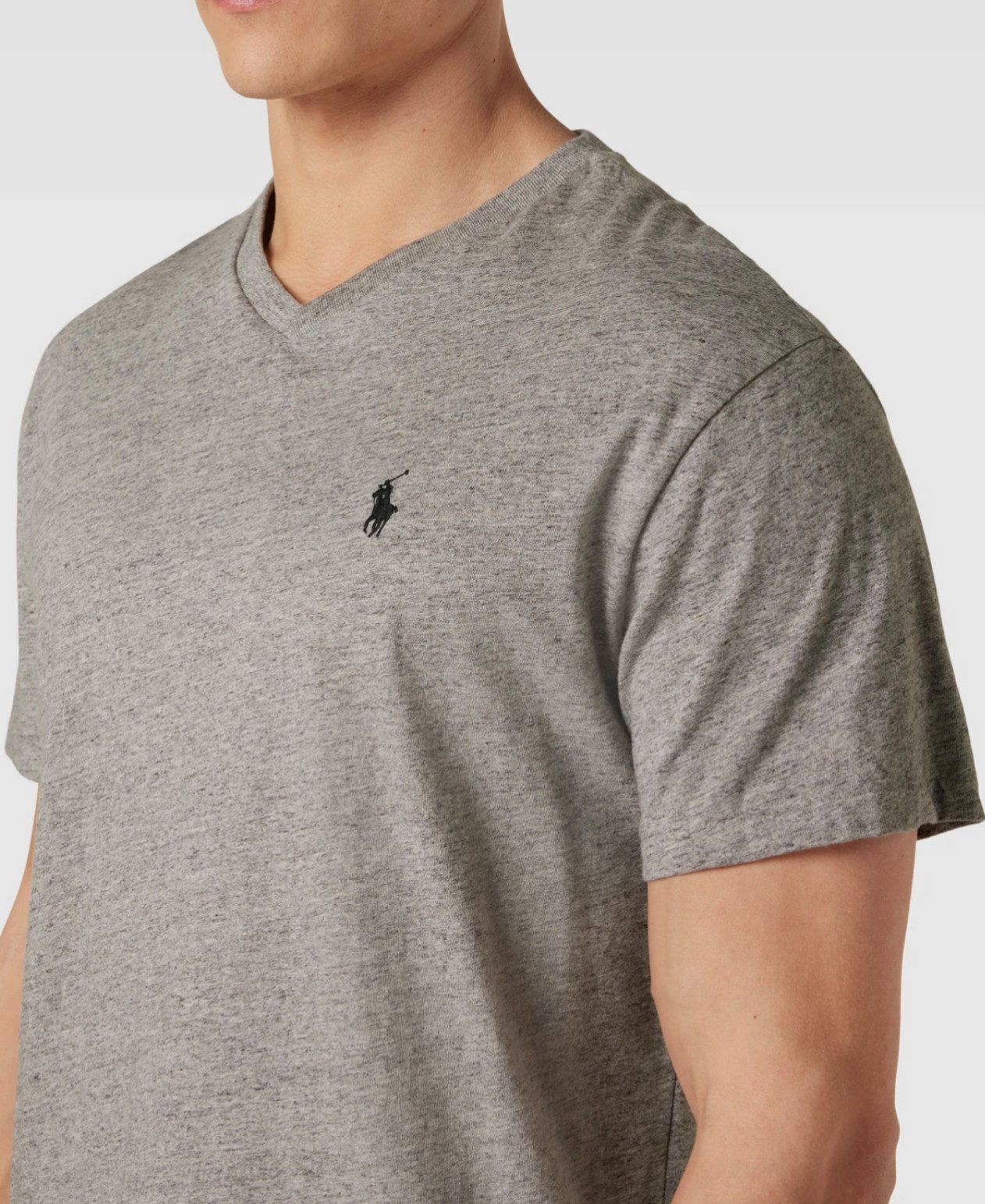 Polo Ralph Lauren T-Shirt Custom Slim Fit hochwertiger Interlock-Stoff Bio-Baumwolle, die umweltfreundlich produziert wurde