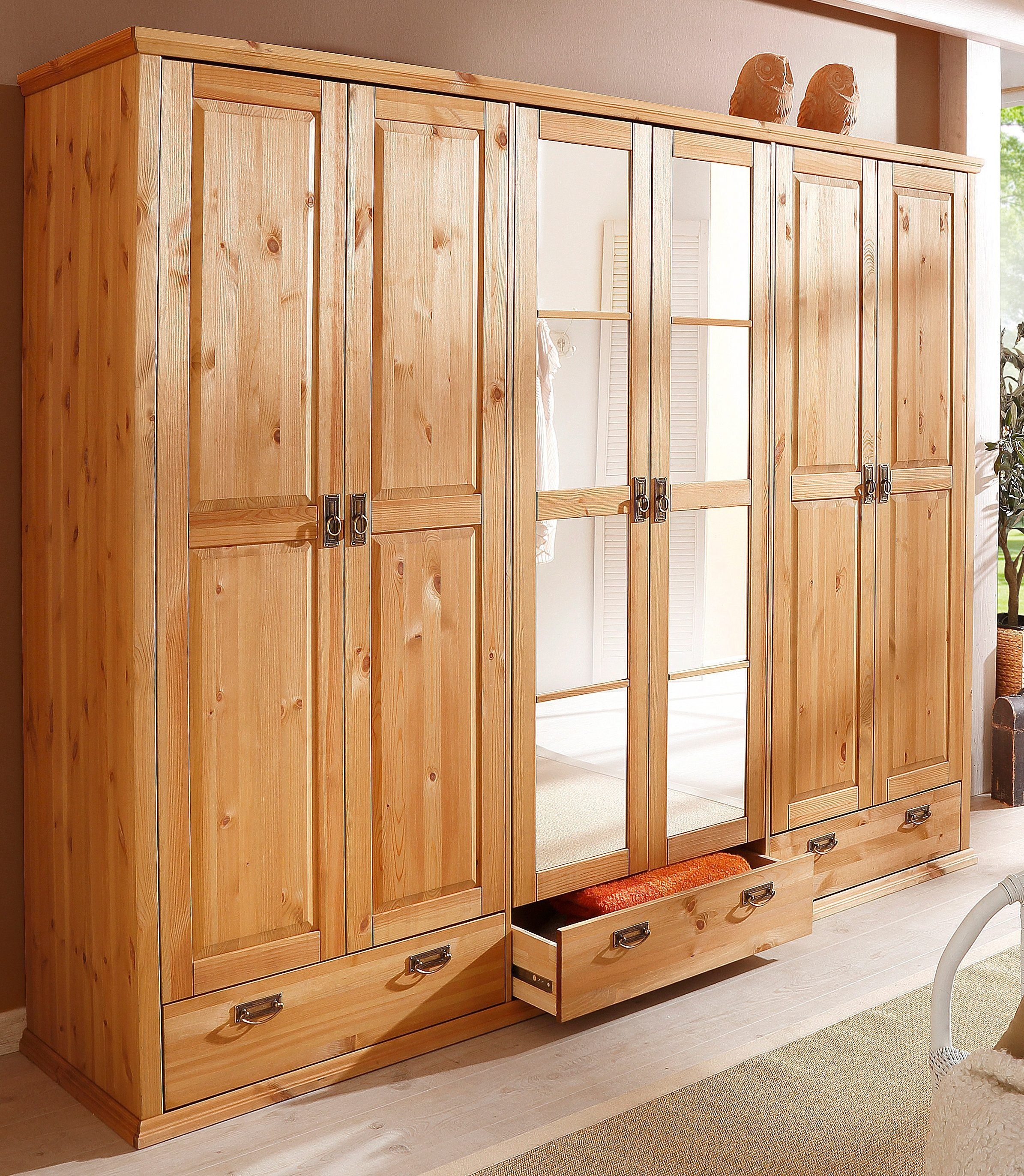 OTTO home Kleiderschrank "Madrid" 3 Breiten: 90/164/245 cm H/T ca.190/59 cm günstig online kaufen