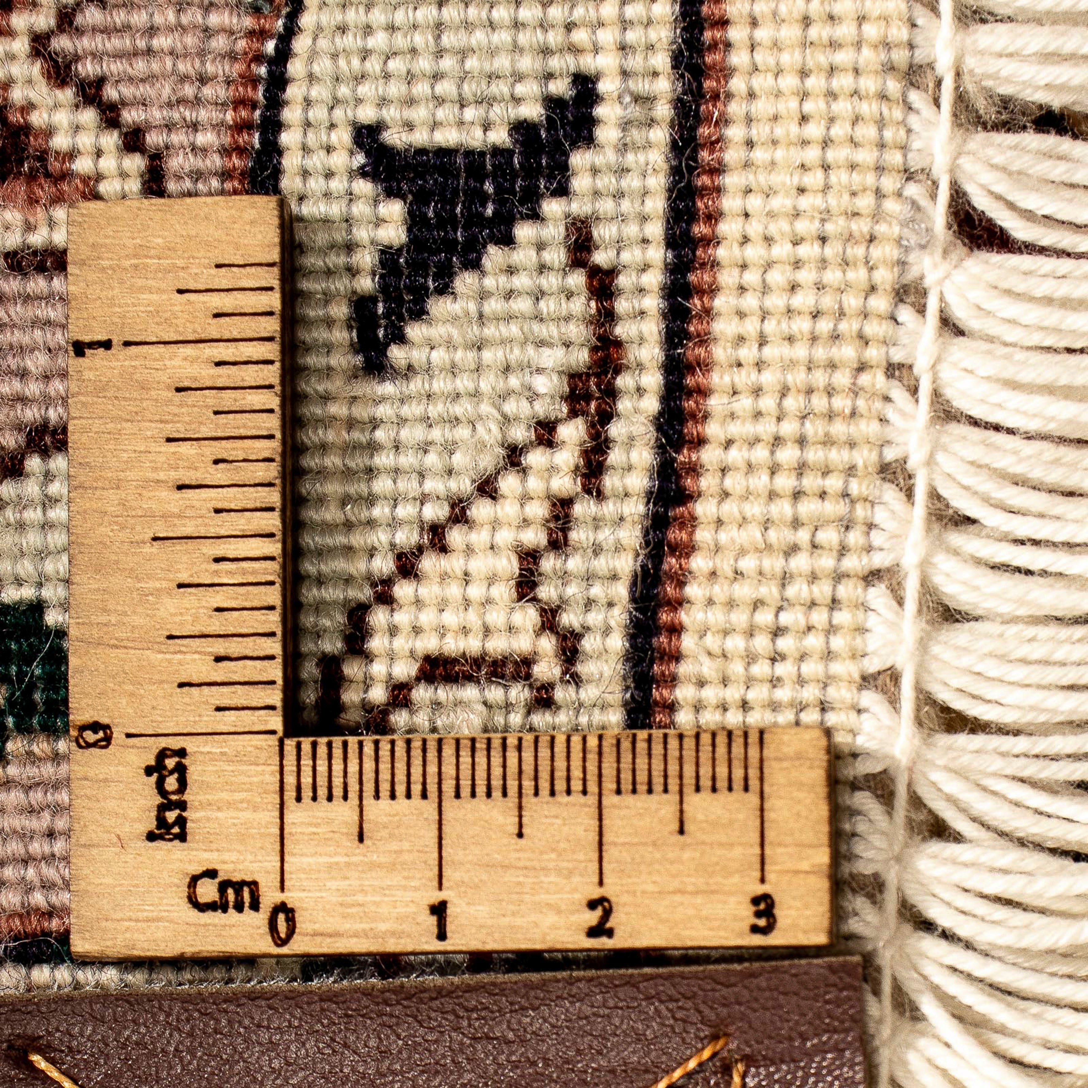 Orientteppich Perser - Täbriz Royal morgenland, - beige, Wohnzimmer, 253 rechteckig, Einzelstück Höhe: mm, mit x 354 Zertifikat Handgeknüpft, - 7 - cm