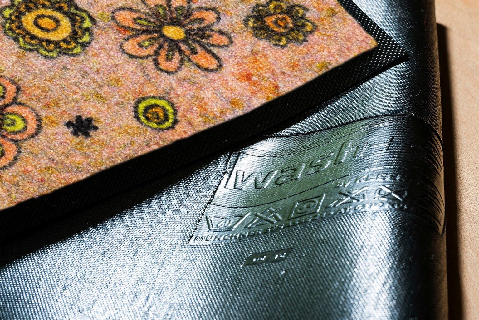 wash+dry by Kleen-Tex Läufer Bring Glück herein, rechteckig, Höhe: 7 mm, Teppich