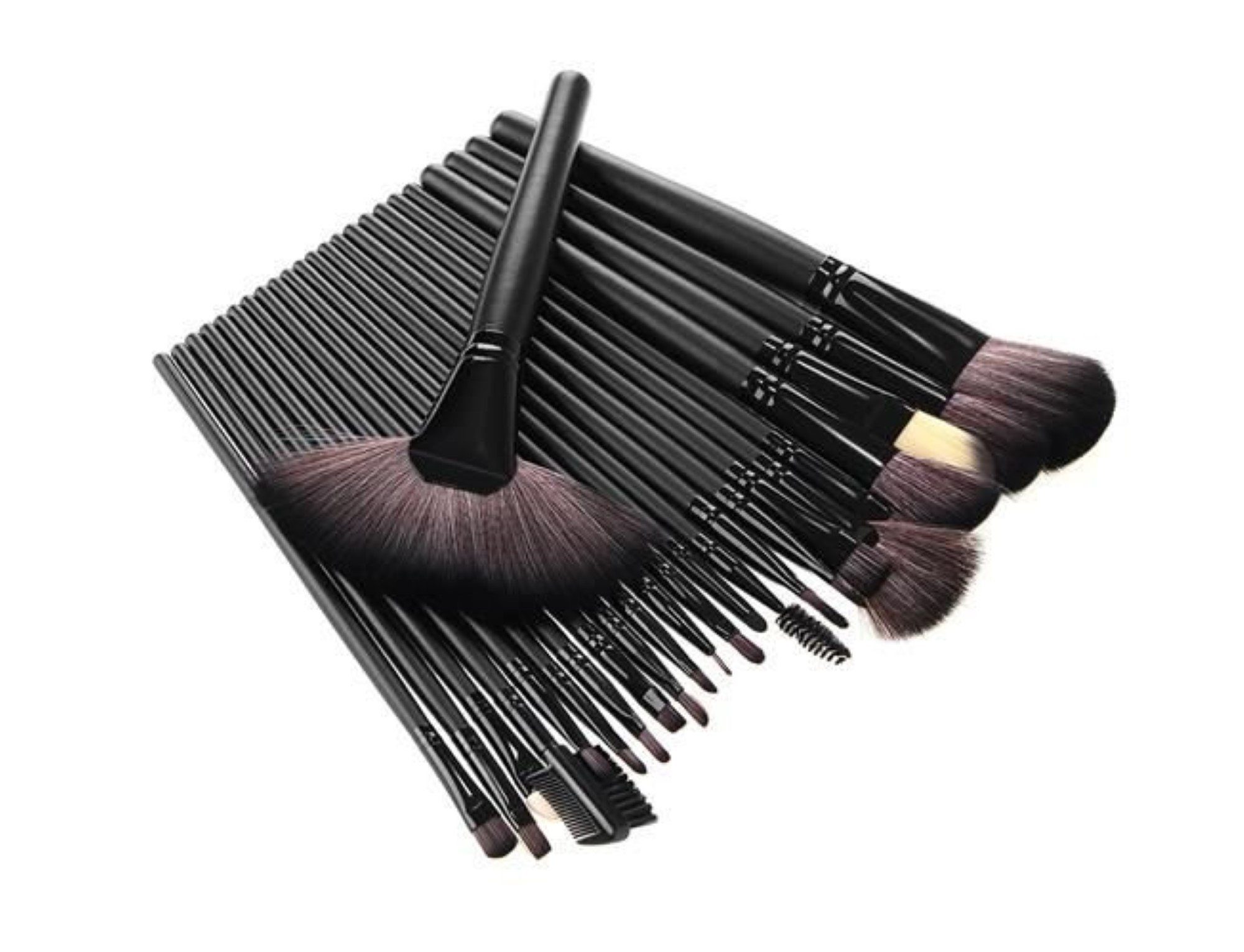 soulima Kosmetikpinsel-Set Beauty-Pinselset: 24-teiliges Make-up-Pinsel-Ensemble, 24 tlg., synthetische Borsten für schonende Anwendung und effektives Make-up