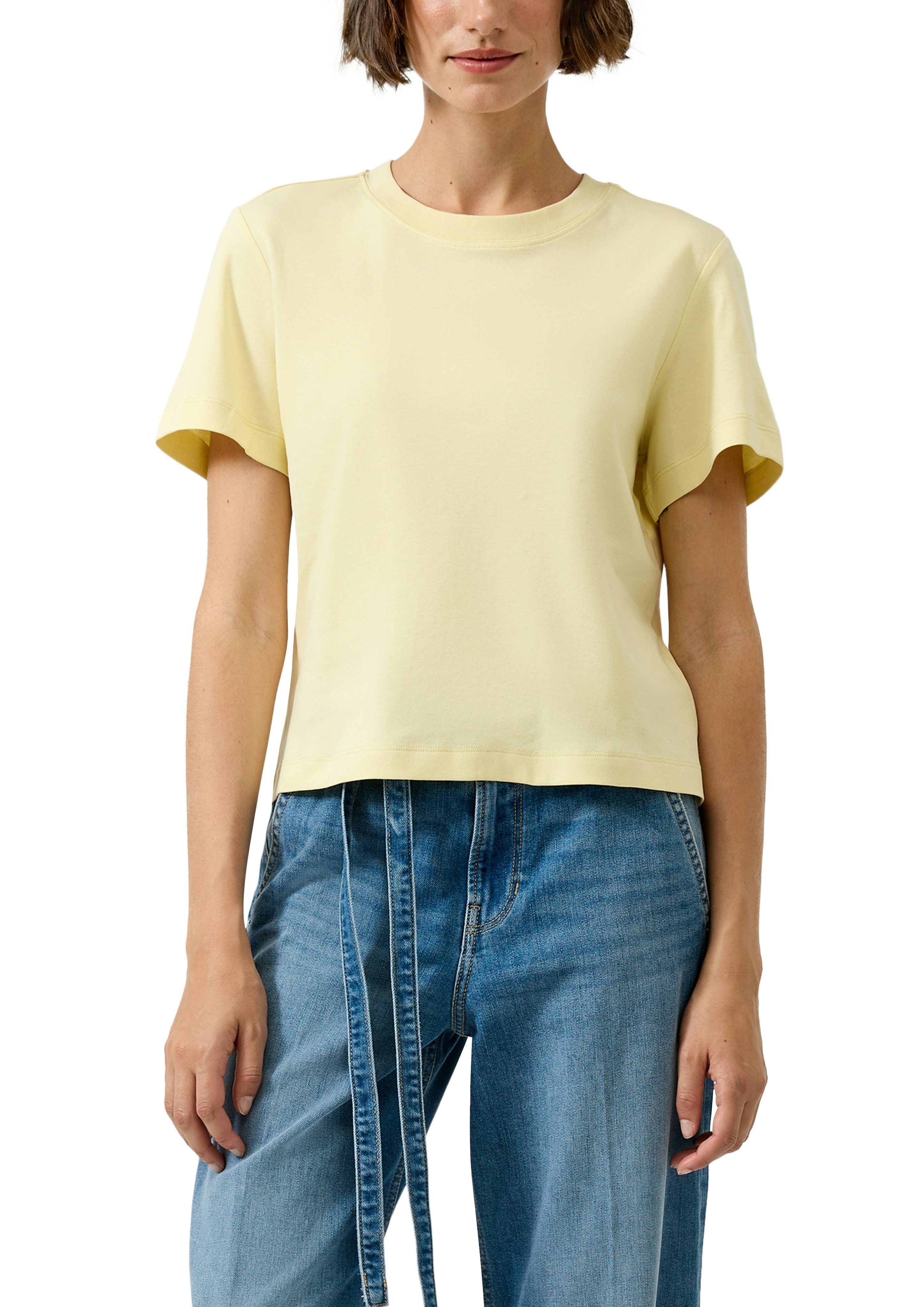 s.Oliver T-Shirt Sommershirt unifarben