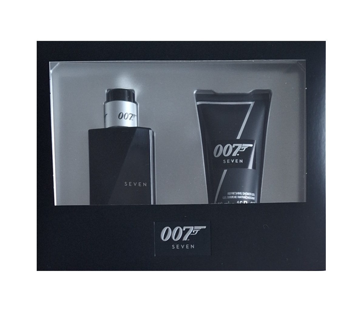 Eau de Toilette James Bond 007 Seven Geschenkset 30ml EDT Spray + 50 ml Shower Gel