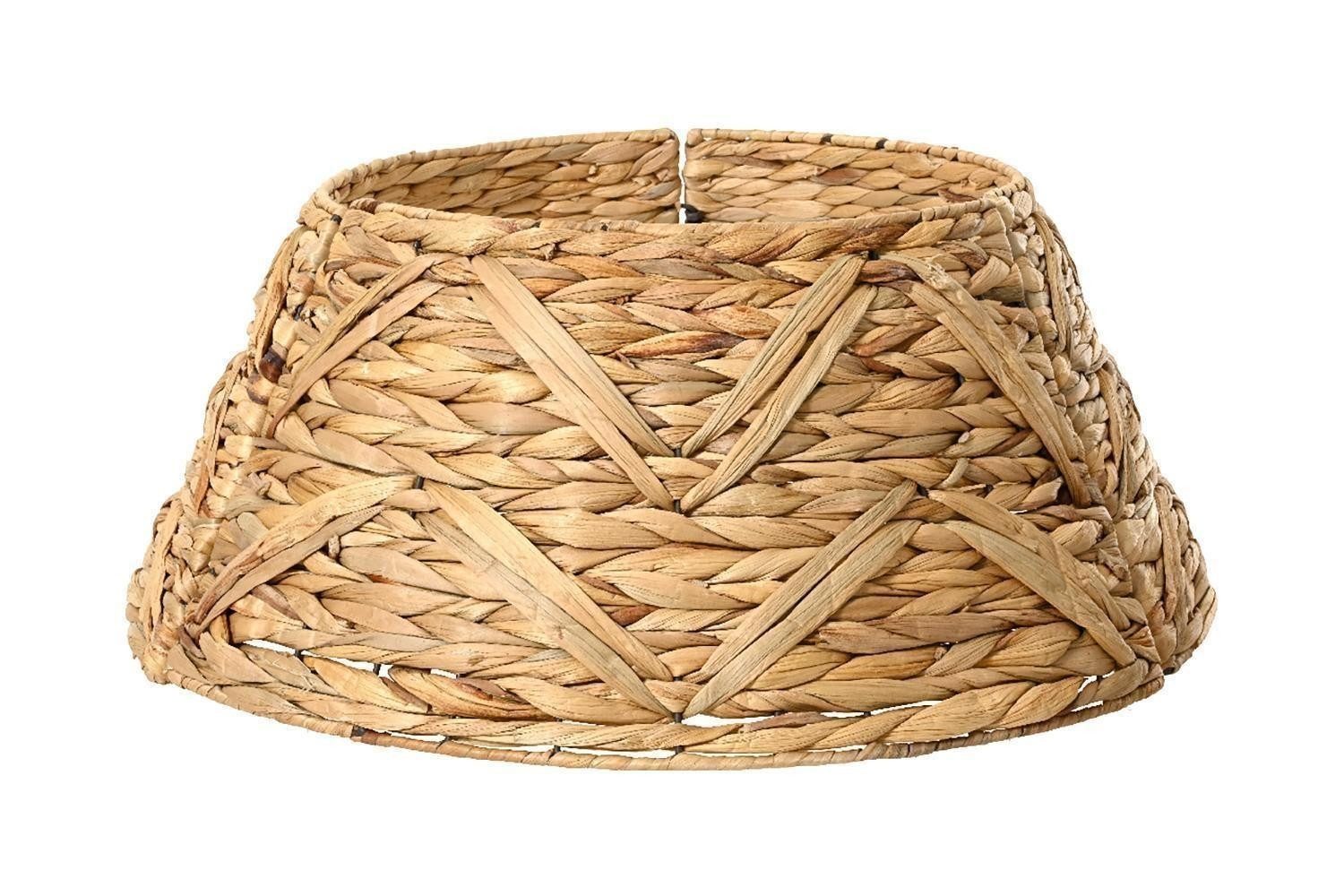 Kaemingk Weihnachtsbaumdecke Christbaumständer-Korb FALI, Braun, Ø 57 cm, (1-tlg), für Weihnachtsbäume mit einer Höhe von bis zu 240 cm