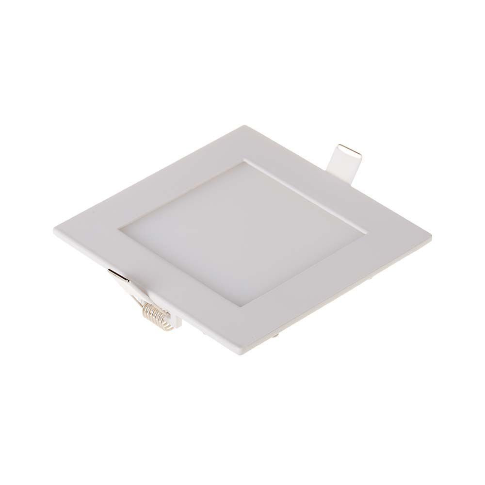 V-TAC LED Panel Ultra slim LED Panele Deckenleuchte inkl. Trafo, Neutralweiß, LED Panele Unterputz 3 Watt Neutralweiß, 96x96x35mm, Form: eckig