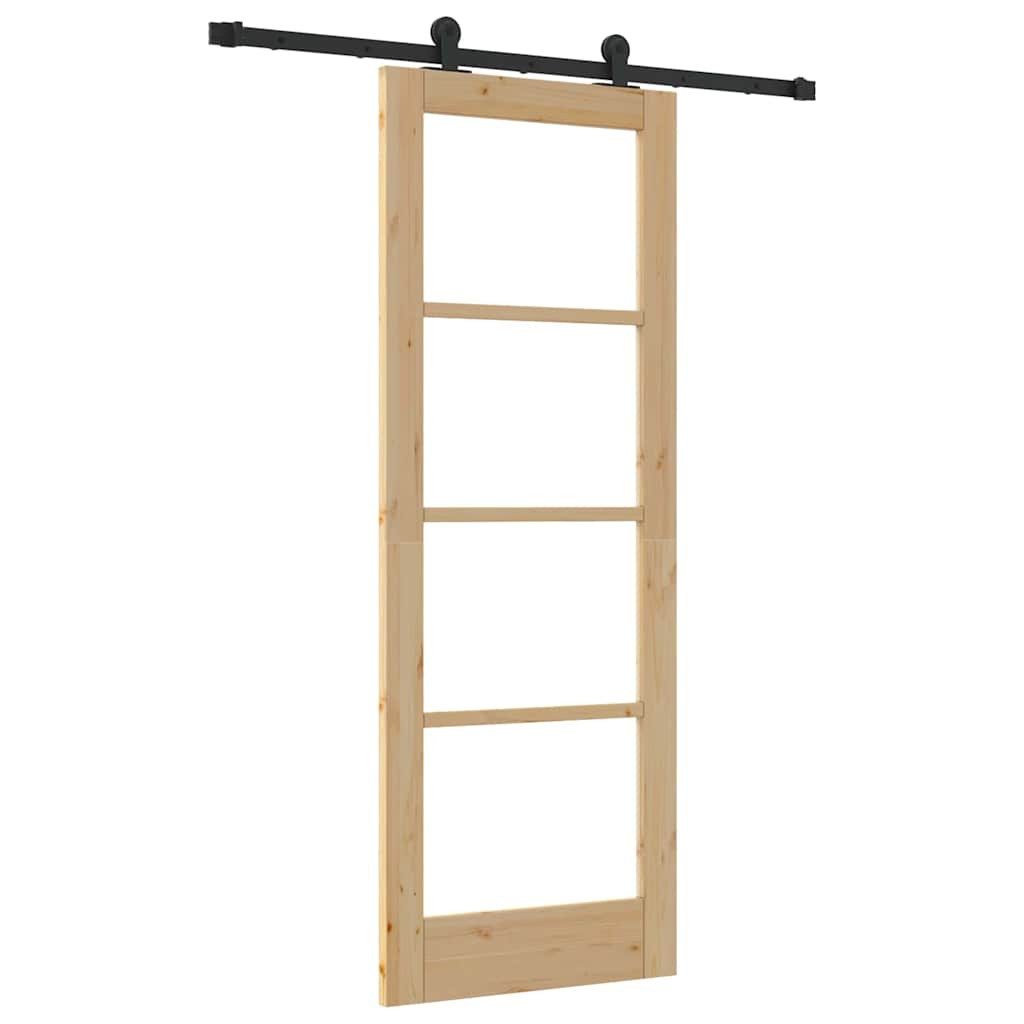 vidaXL Haustür Schiebetür ORKDAL Natur 73,5 x 198,5 cm (1-St)