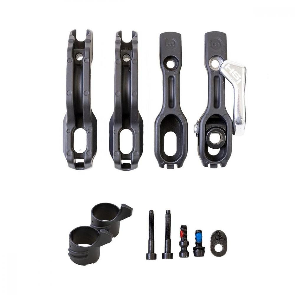 Magura Felgenbremse MAGURA HSi-Adapter komplett für eine Bremse, schwarz - präzise Montage