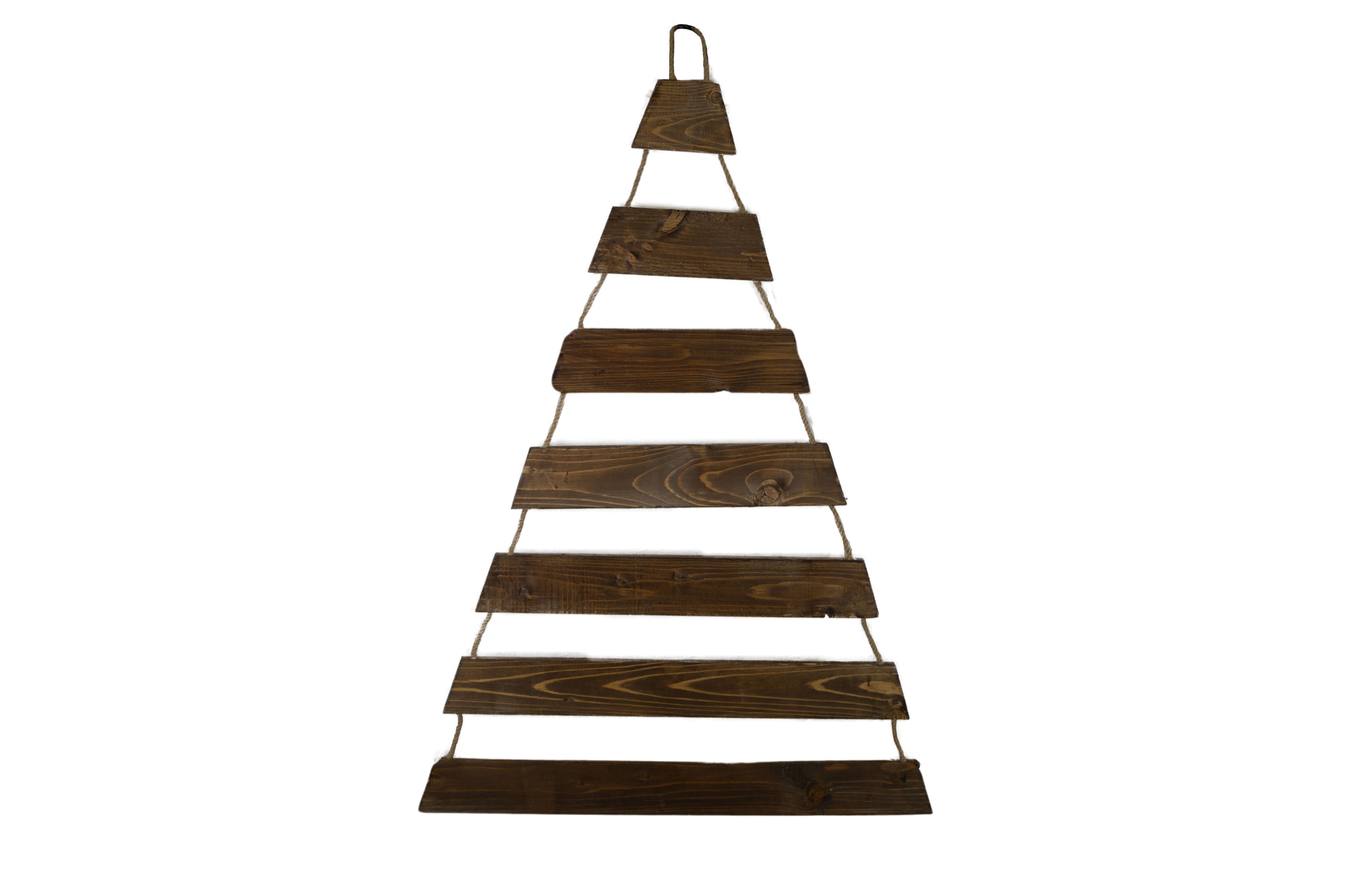 Kistenkolli Altes Land Allzweckkiste Weihnachtsbaum Adventskalender mit 24 Plätzen in palisander (Spar-Set, 1er Set)