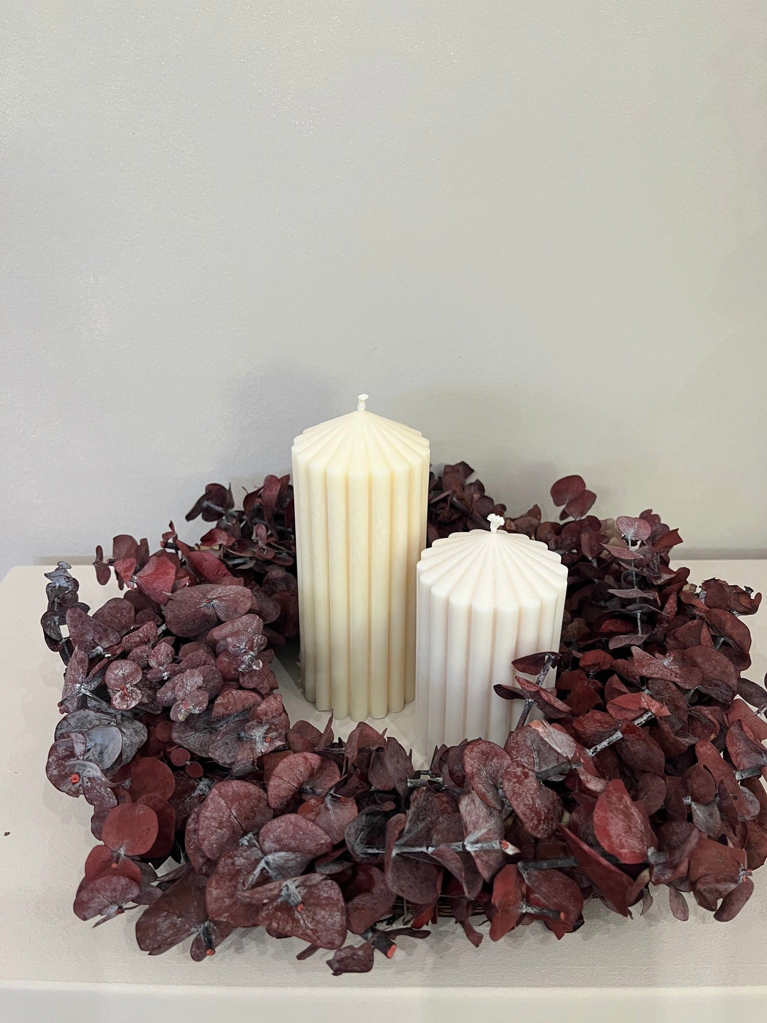 LYKKE & You Dekokranz Trockenblumenkranz Eukalyptus rot 30cm günstig online kaufen