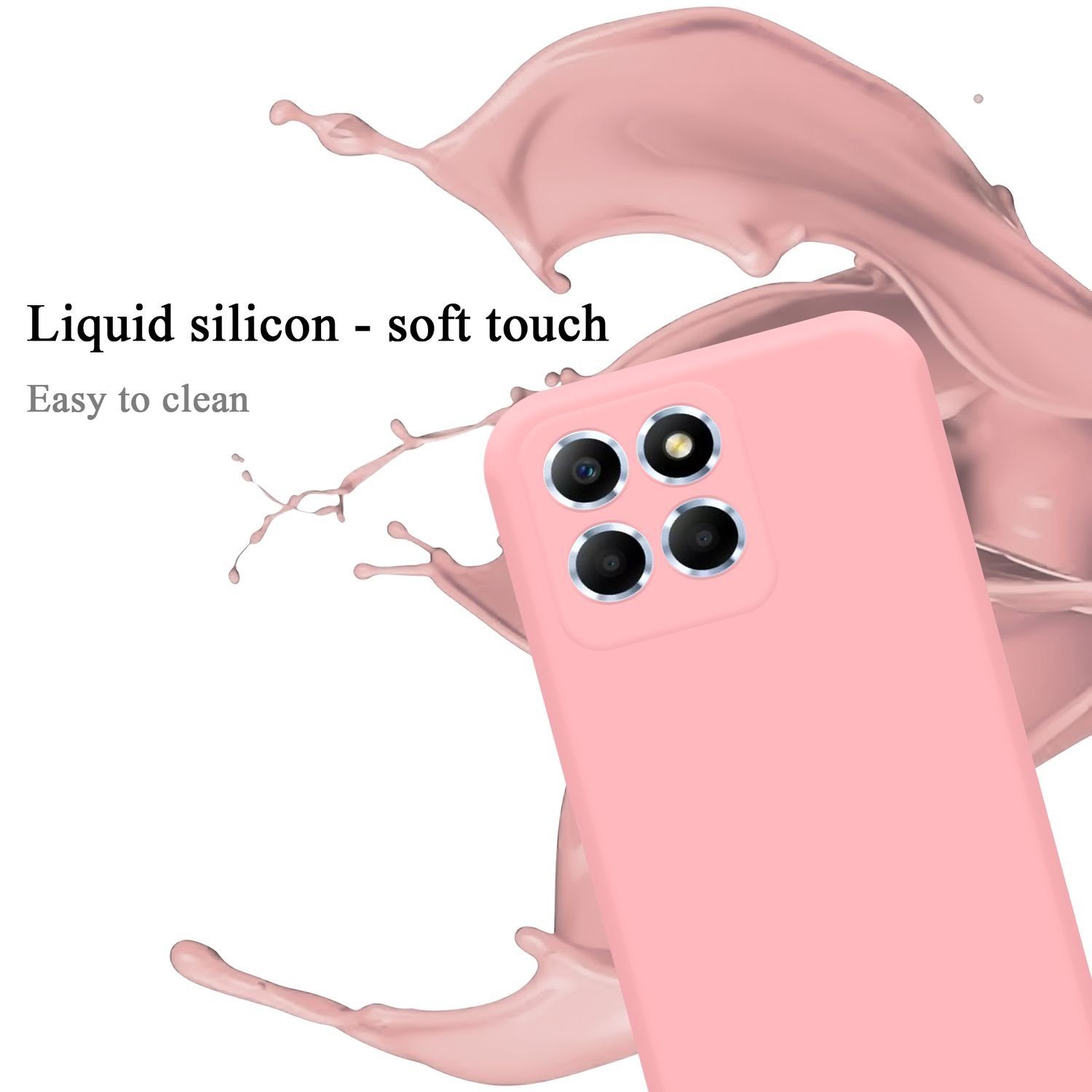 Cadorabo Handyhülle für Hülle Honor X8 5G, Flexible Hülle TPU Silikon Schutzhülle Back Cover Case