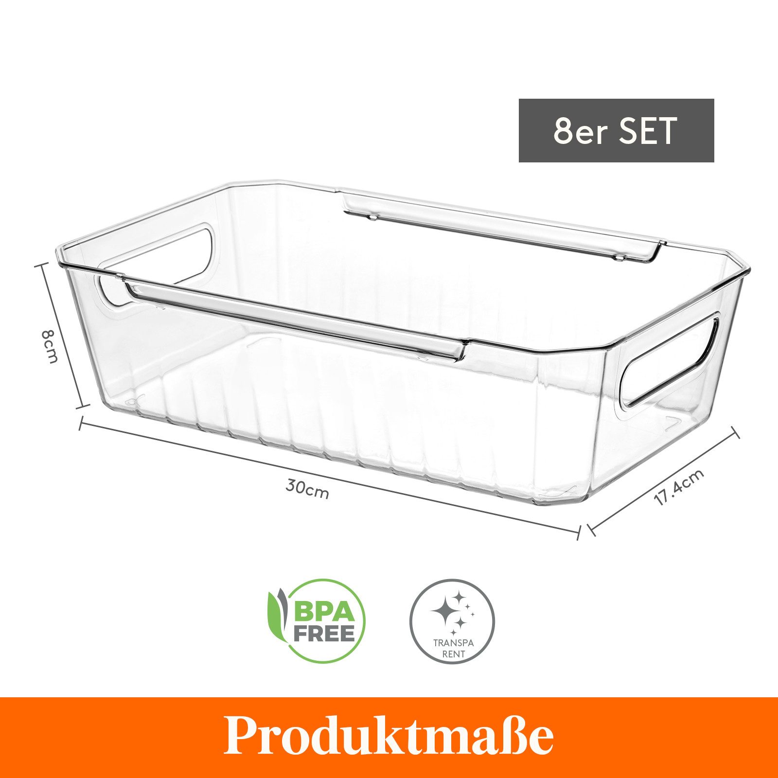 Lifewit Schubladenbox Aufbewahrungsbehälter für den Kühlschrank, günstig online kaufen