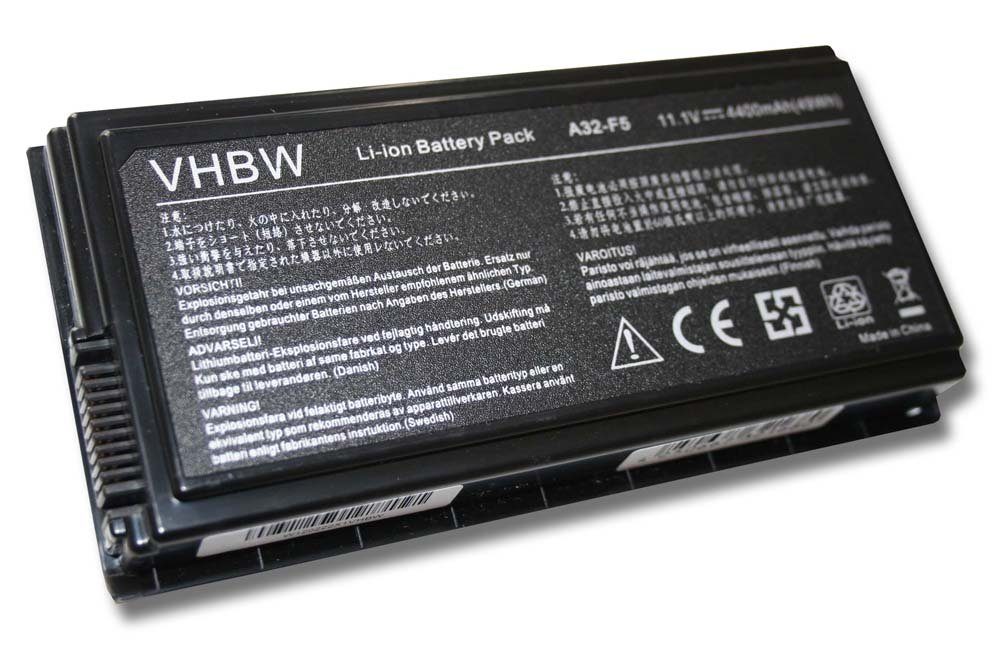 vhbw passend für Asus X50RL, X50RL-AP354c, X50SL, X50V, X50VL, X59s, X58, Laptop-Akku 4400 mAh