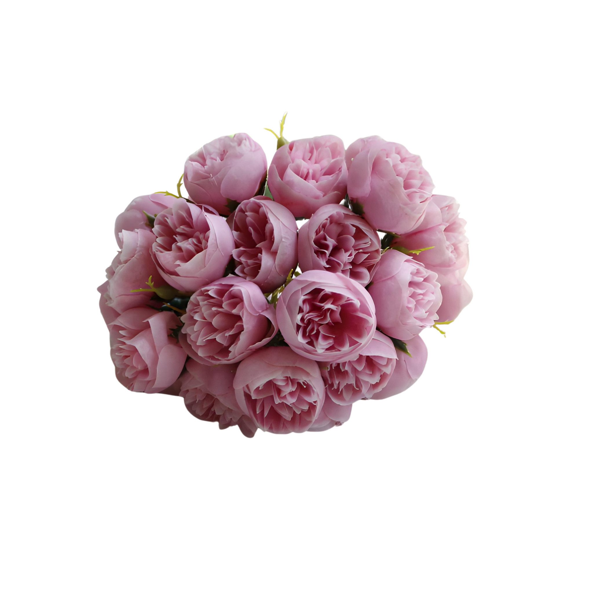 Kunstblumenstrauß Blumenstrauß Kunstrosen Pfingstrosen Blumenstrauß Bündel günstig online kaufen
